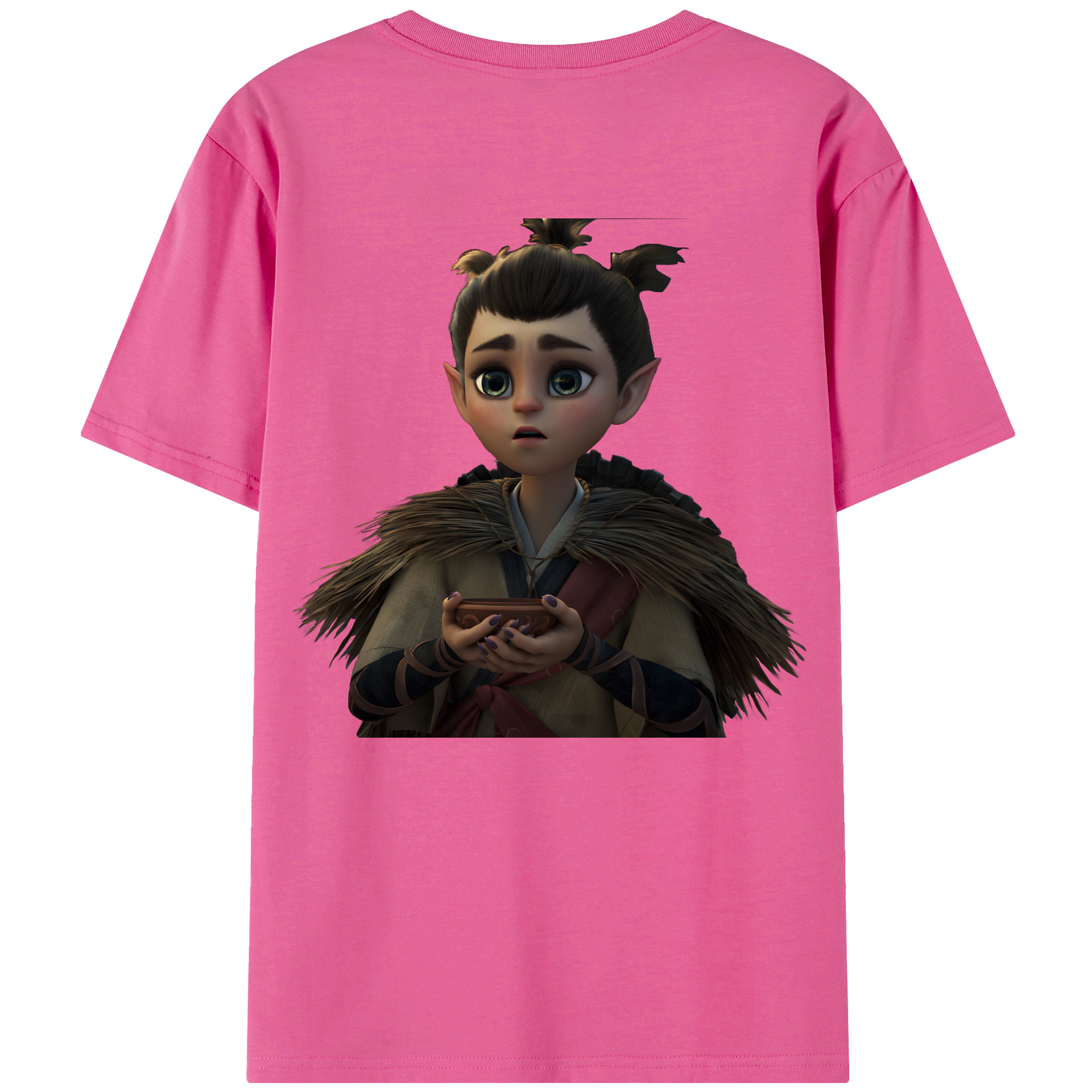 （画像用） Ne Zha 2 ナタ 魔童の大暴れ レディース半袖Tシャツ(バックプリント)