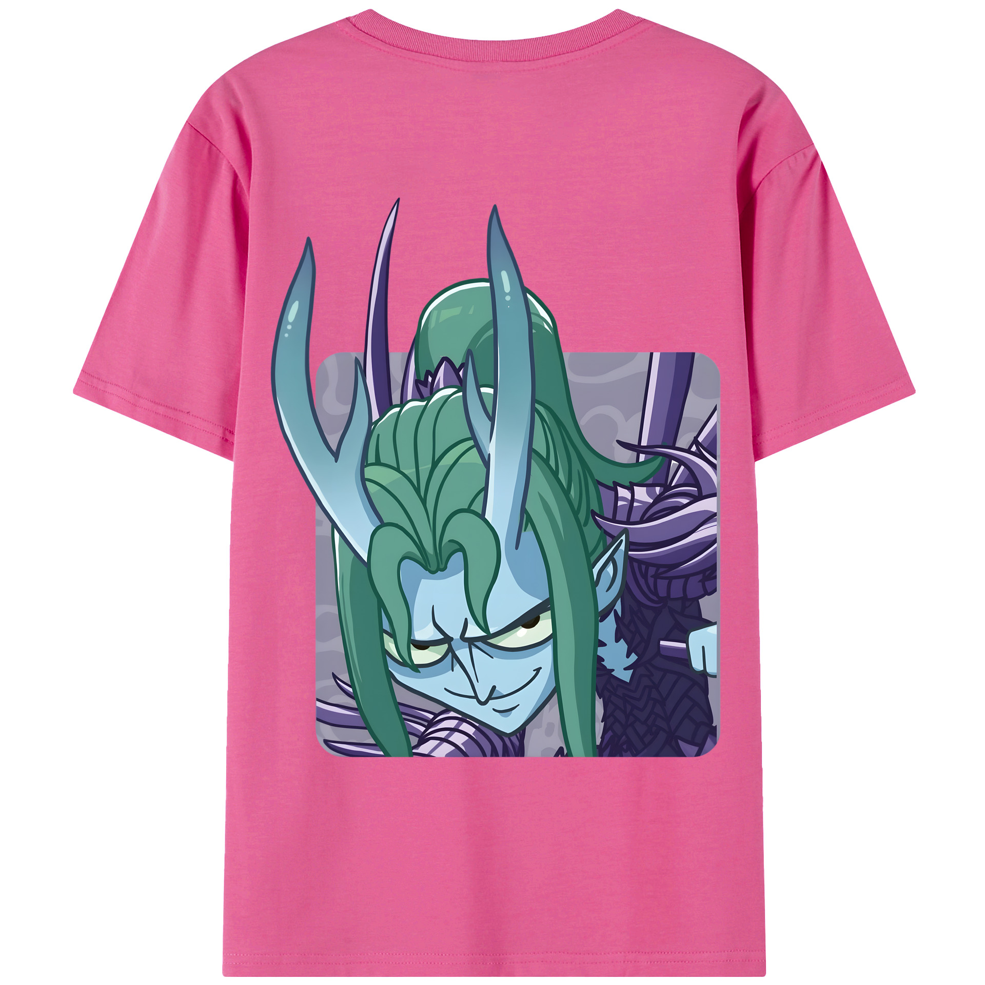 （画像用） Ne Zha 2 ナタ 魔童の大暴れ レディース半袖Tシャツ(バックプリント)