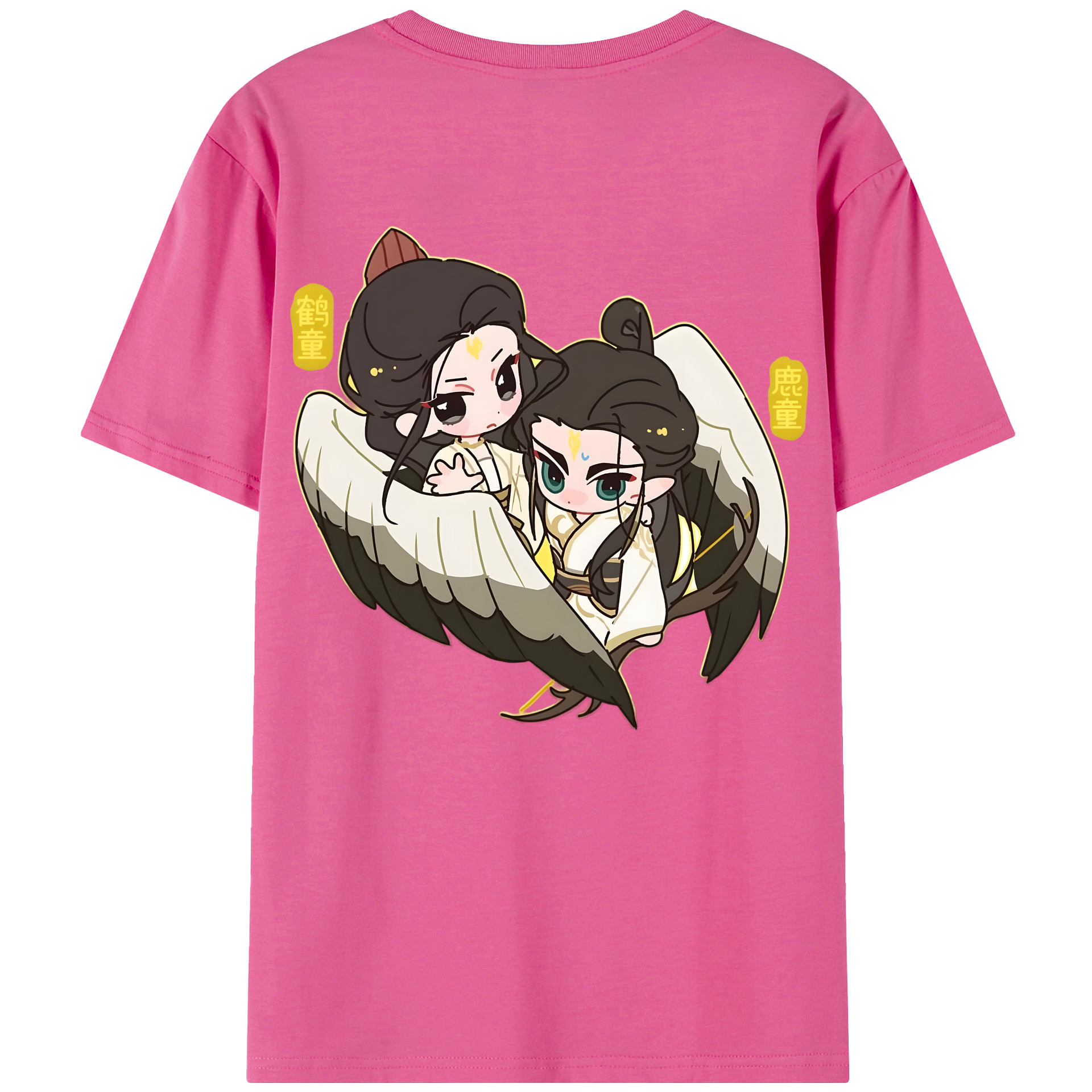 （画像用） Ne Zha 2 ナタ 魔童の大暴れ レディース半袖Tシャツ(バックプリント)