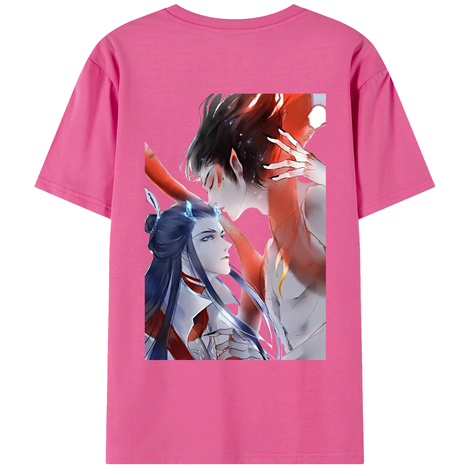 （画像用） Ne Zha 2 ナタ 魔童の大暴れ レディース半袖Tシャツ(バックプリント)