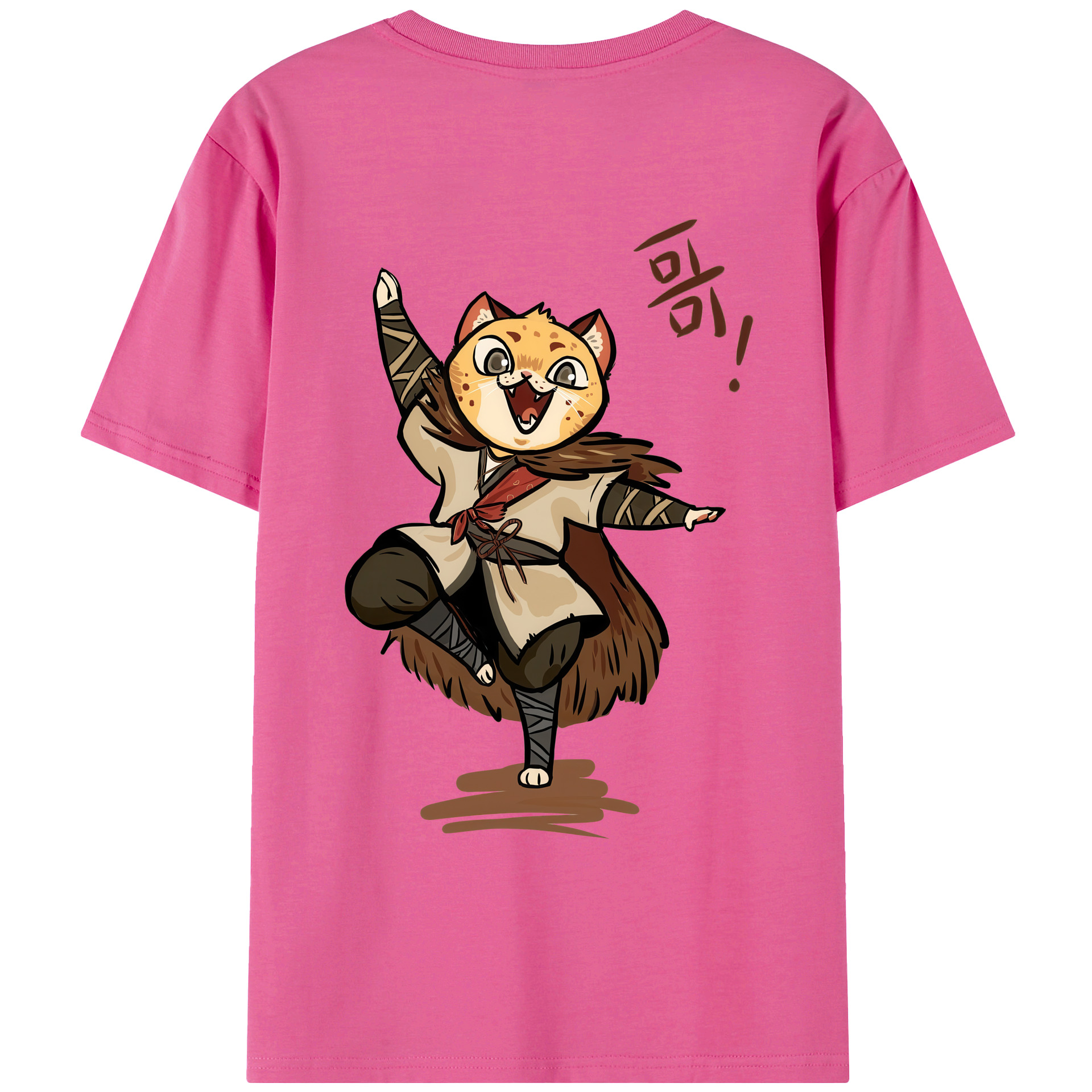 （画像用） Ne Zha 2 ナタ 魔童の大暴れ レディース半袖Tシャツ(バックプリント)