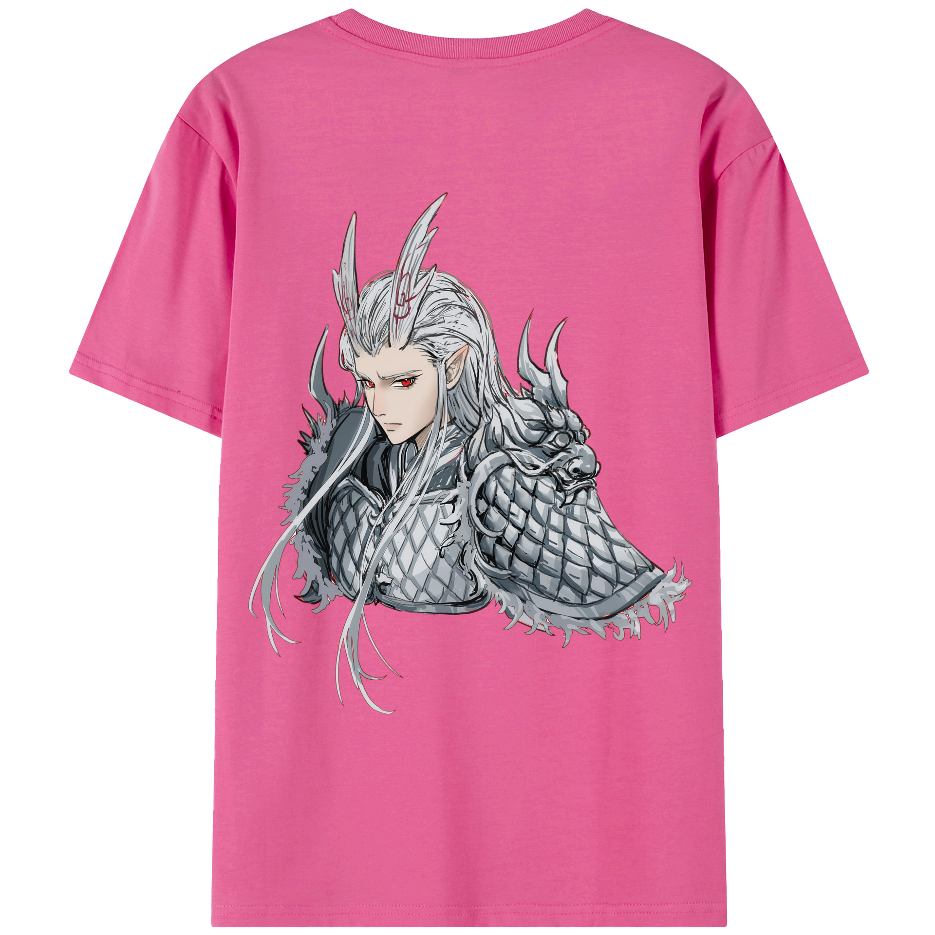 （画像用） Ne Zha 2 ナタ 魔童の大暴れ レディース半袖Tシャツ(バックプリント)