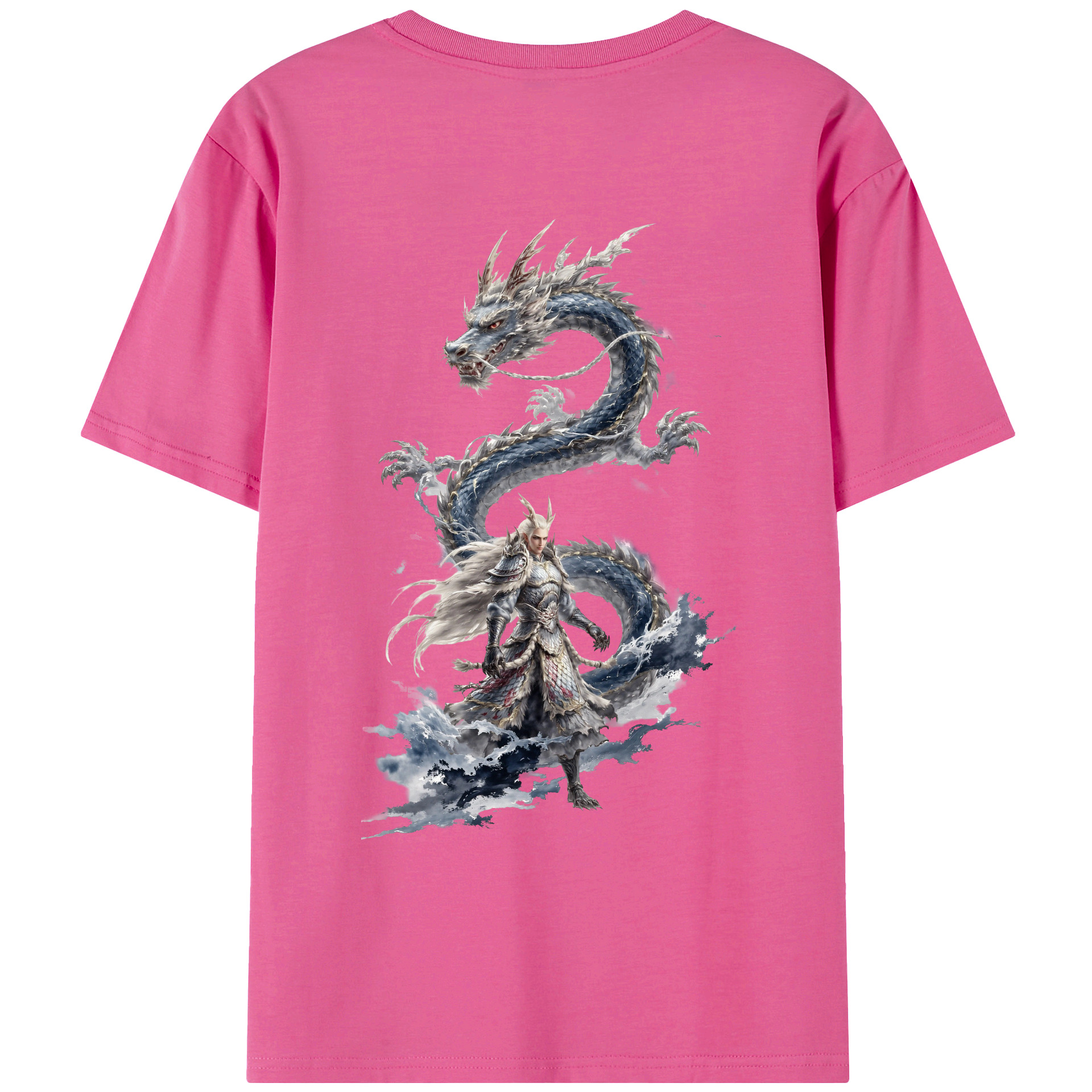 （画像用） Ne Zha 2 ナタ 魔童の大暴れ レディース半袖Tシャツ(バックプリント)