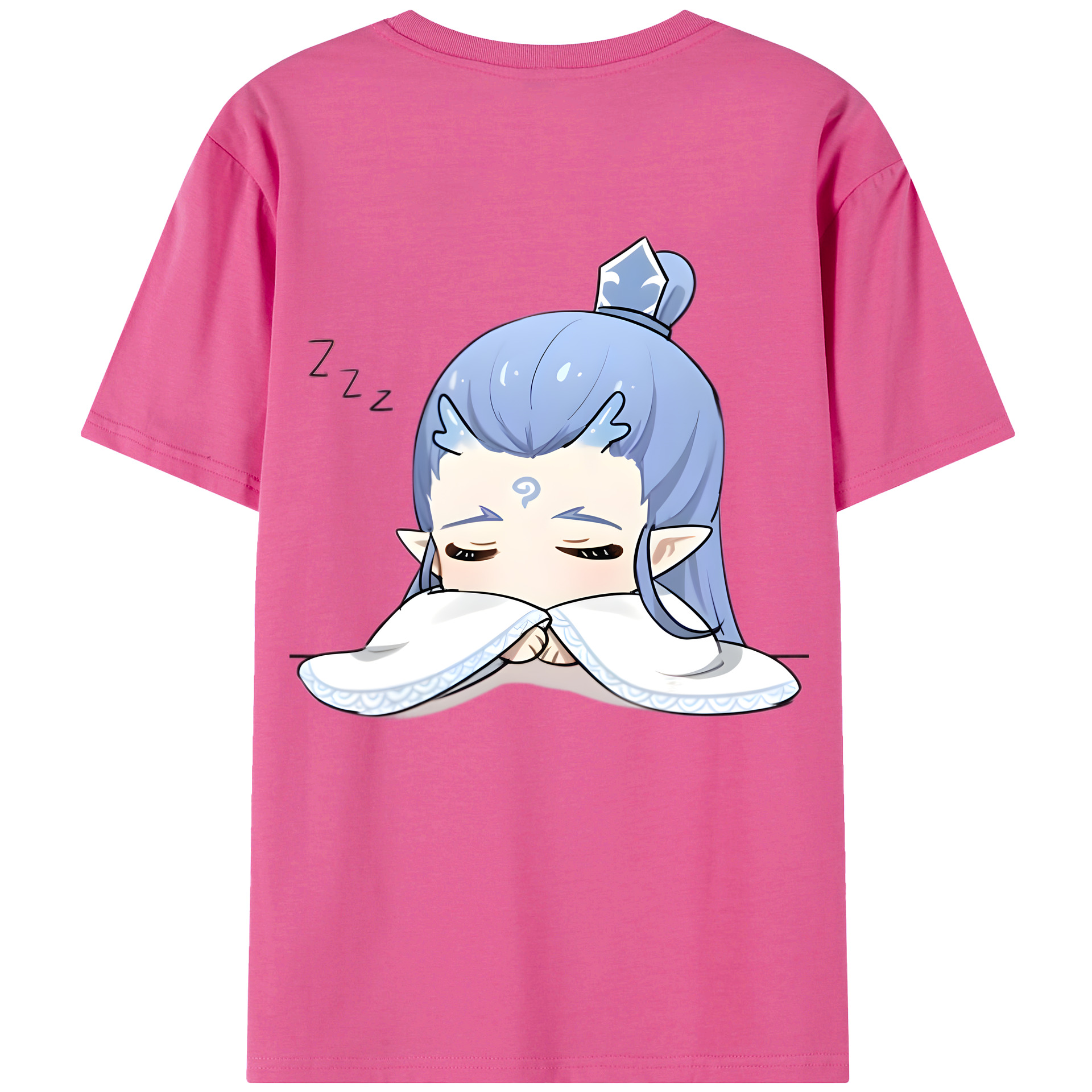 （画像用） Ne Zha 2 ナタ 魔童の大暴れ レディース半袖Tシャツ(バックプリント)