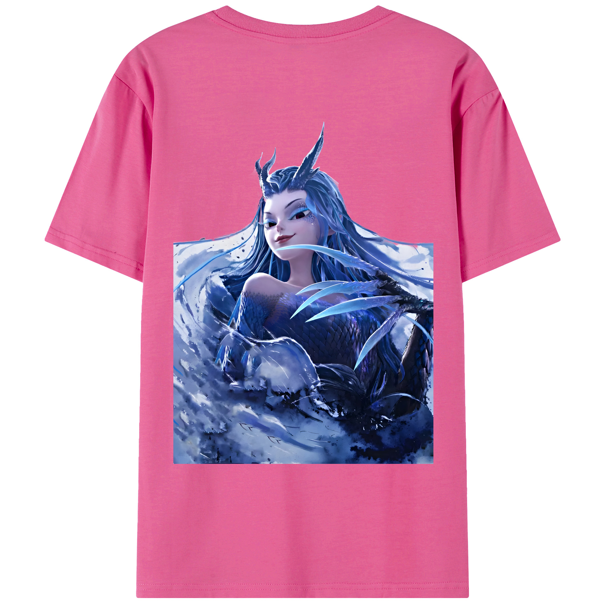 （画像用） Ne Zha 2 ナタ 魔童の大暴れ レディース半袖Tシャツ(バックプリント)