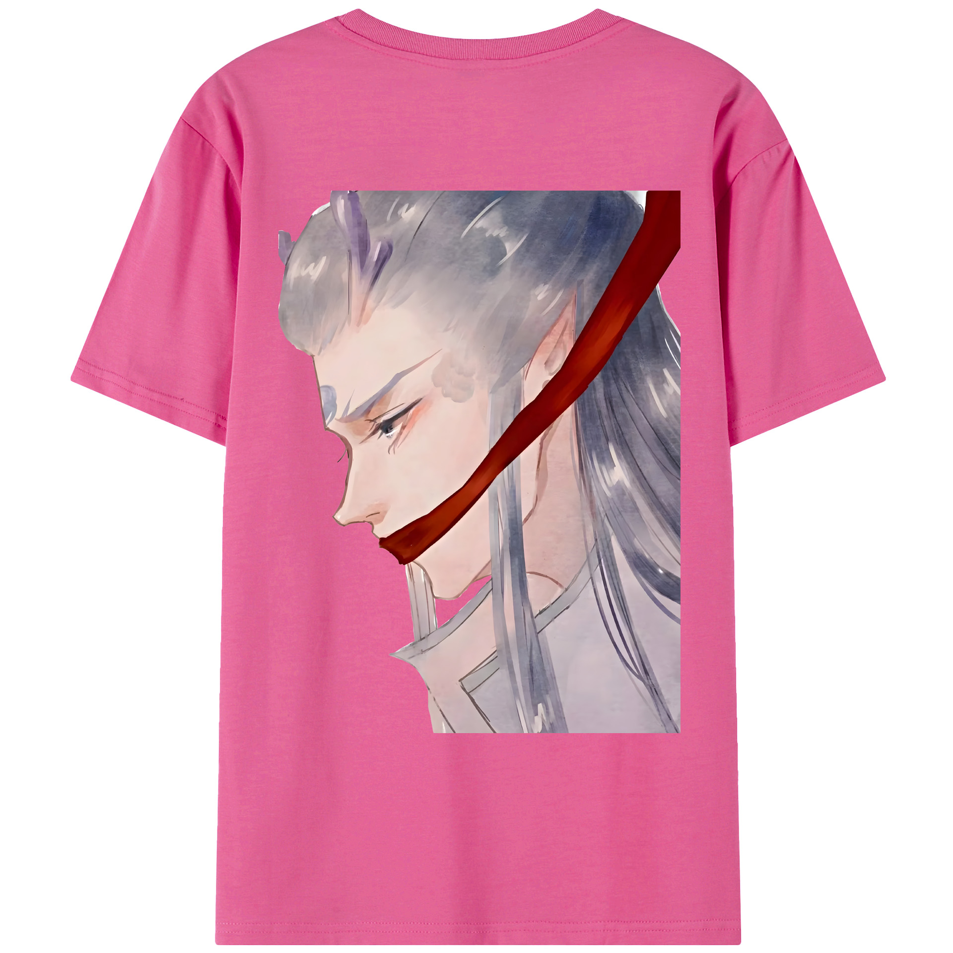 （画像用） Ne Zha 2 ナタ 魔童の大暴れ レディース半袖Tシャツ(バックプリント)