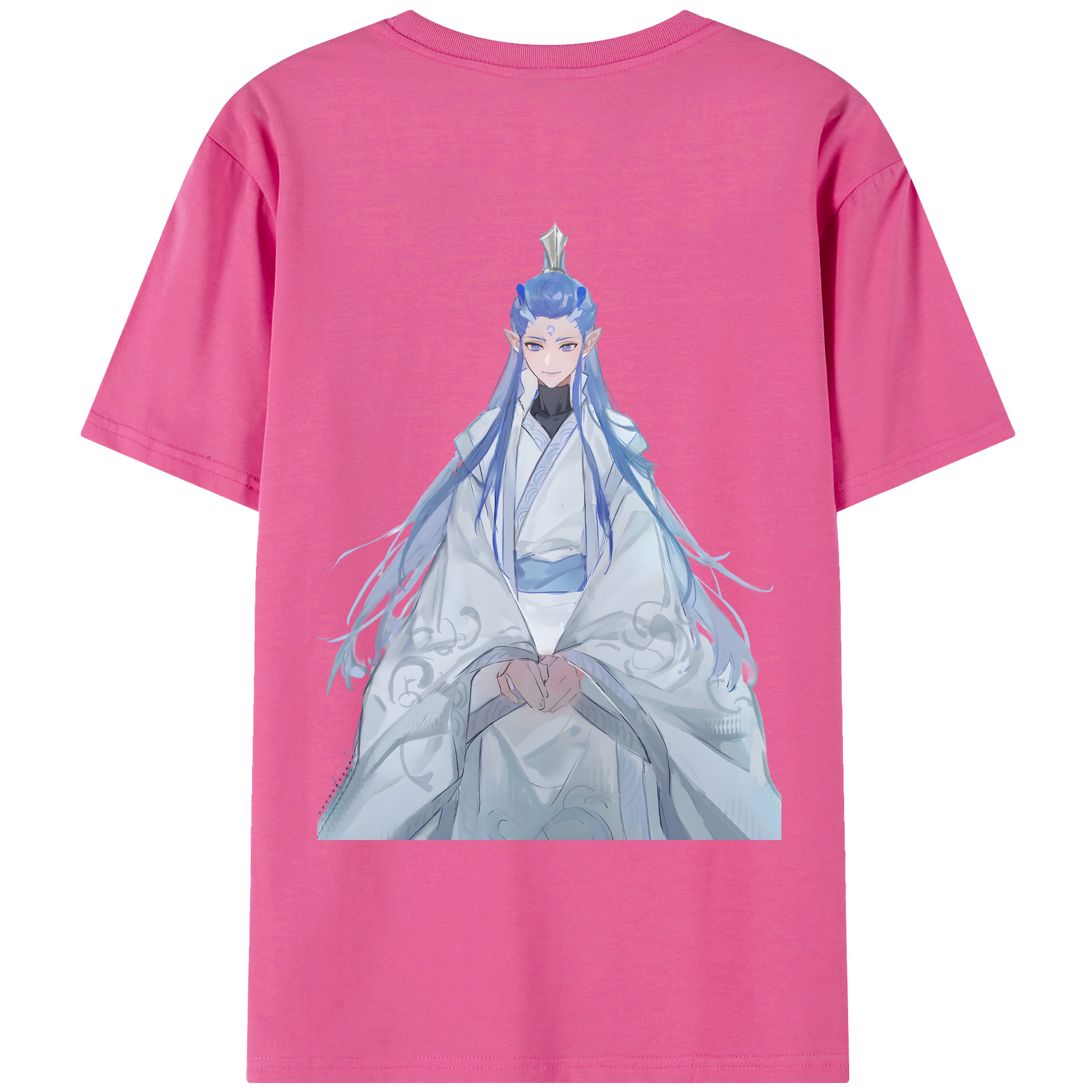 （画像用） Ne Zha 2 ナタ 魔童の大暴れ レディース半袖Tシャツ(バックプリント)