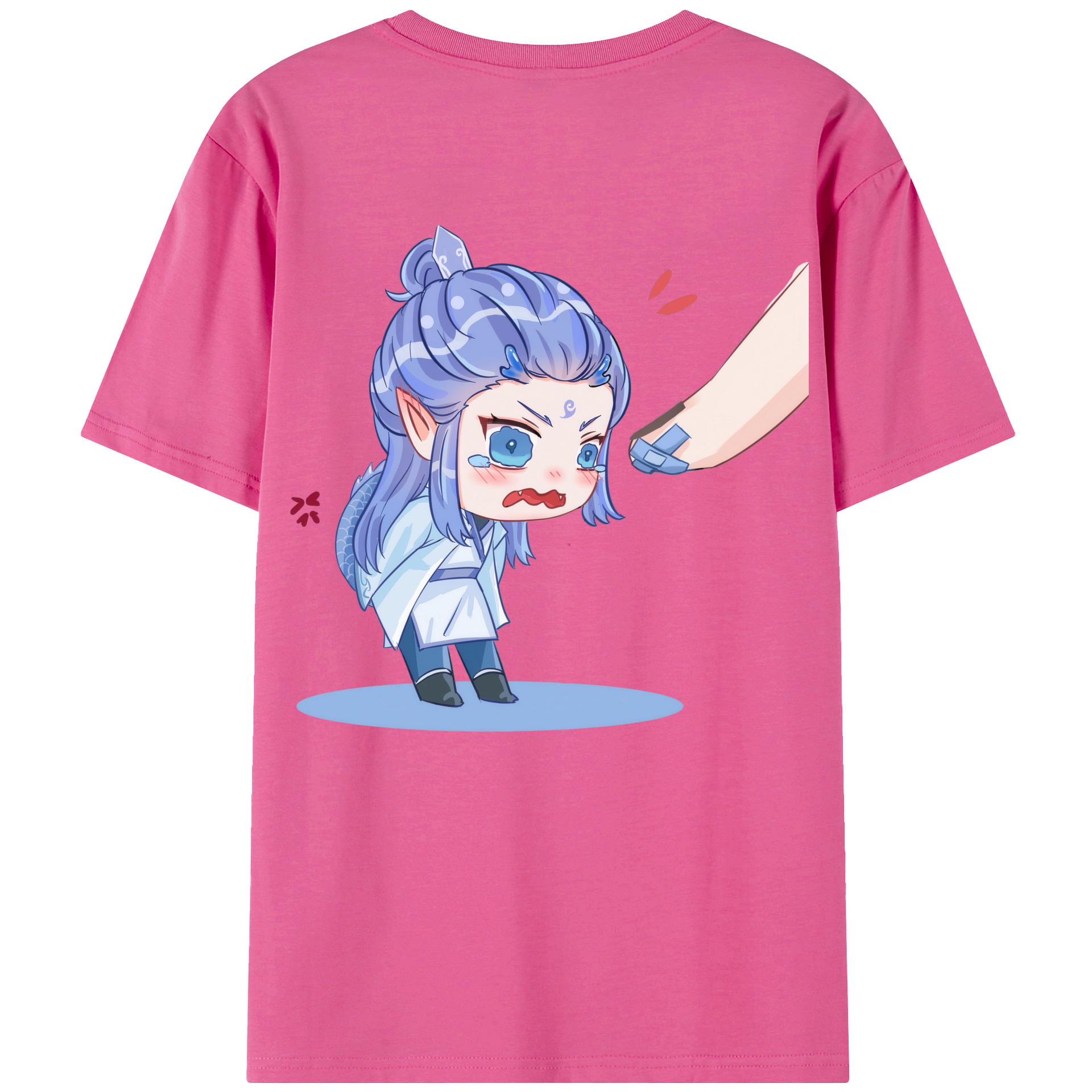 （画像用） Ne Zha 2 ナタ 魔童の大暴れ レディース半袖Tシャツ(バックプリント)