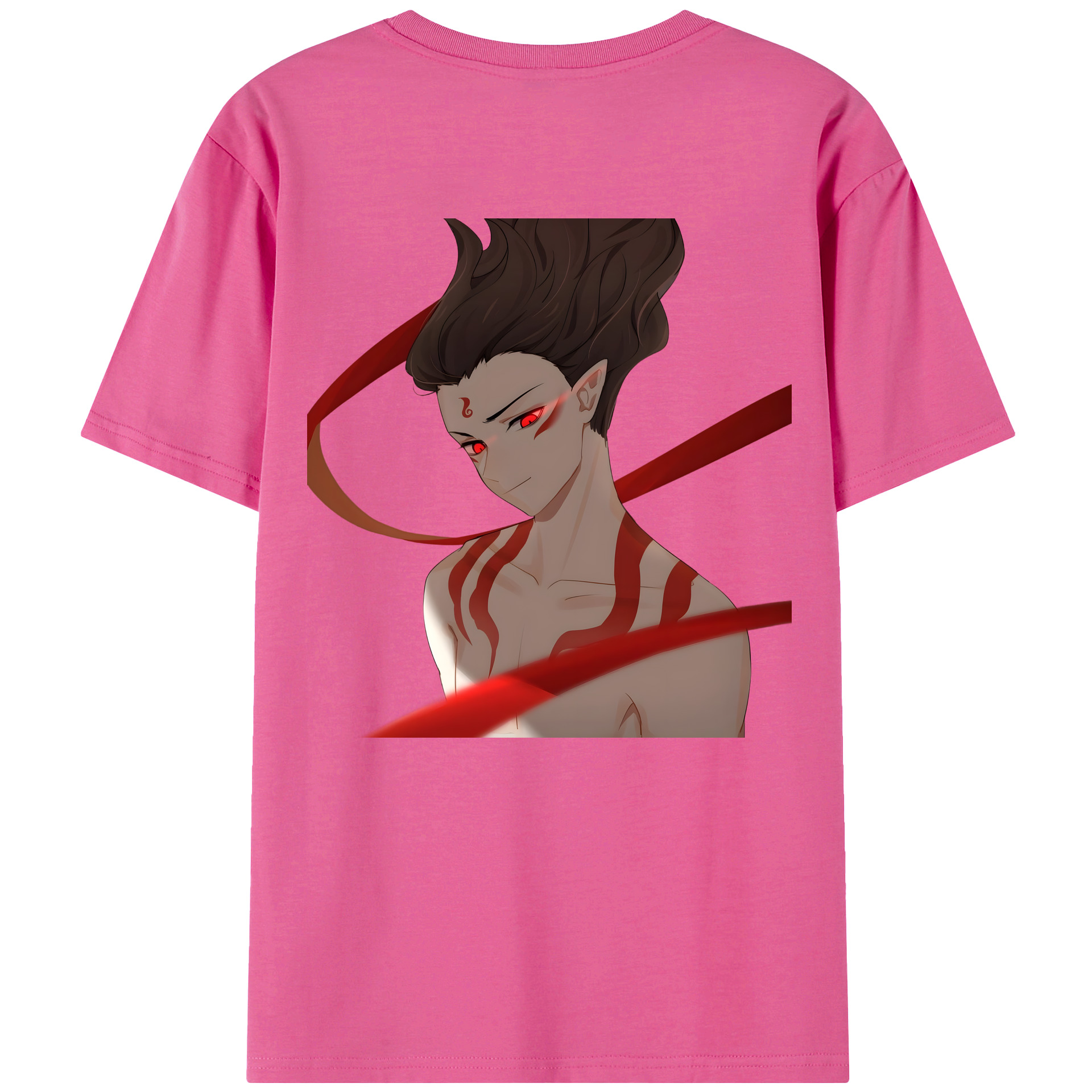 （画像用） Ne Zha 2 ナタ 魔童の大暴れ レディース半袖Tシャツ(バックプリント)