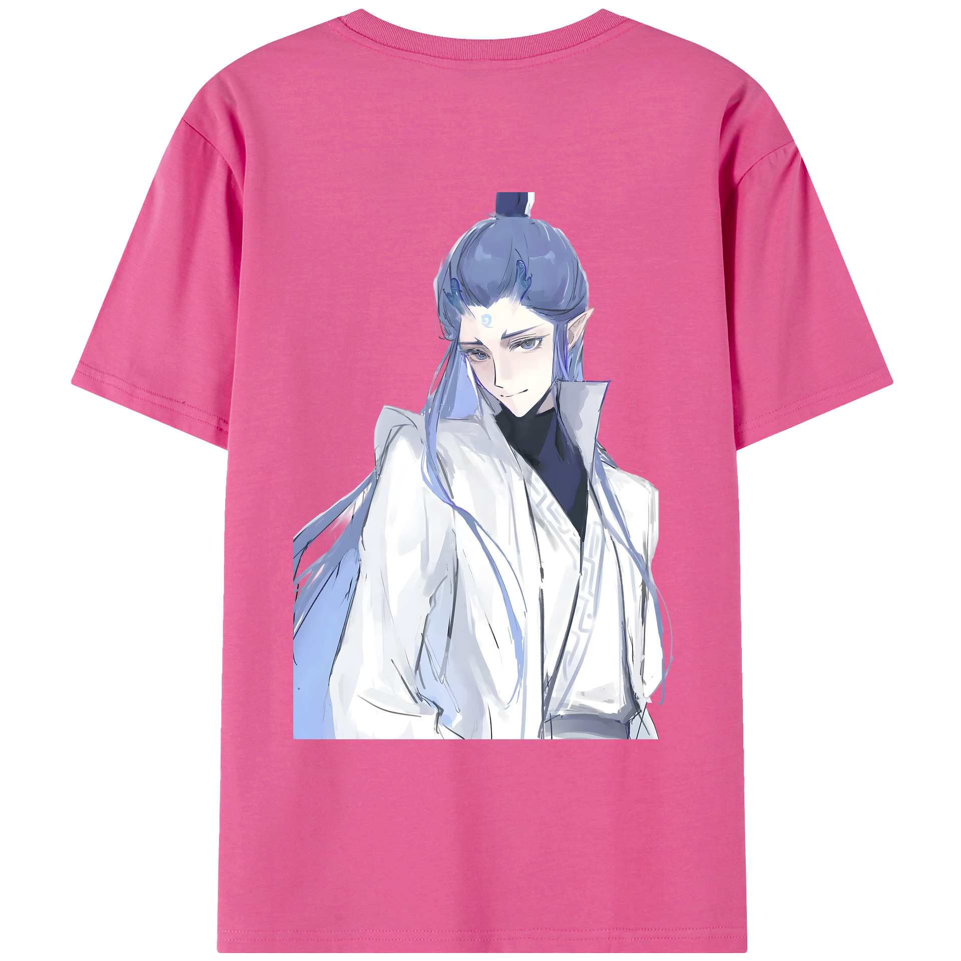（画像用） Ne Zha 2 ナタ 魔童の大暴れ レディース半袖Tシャツ(バックプリント)