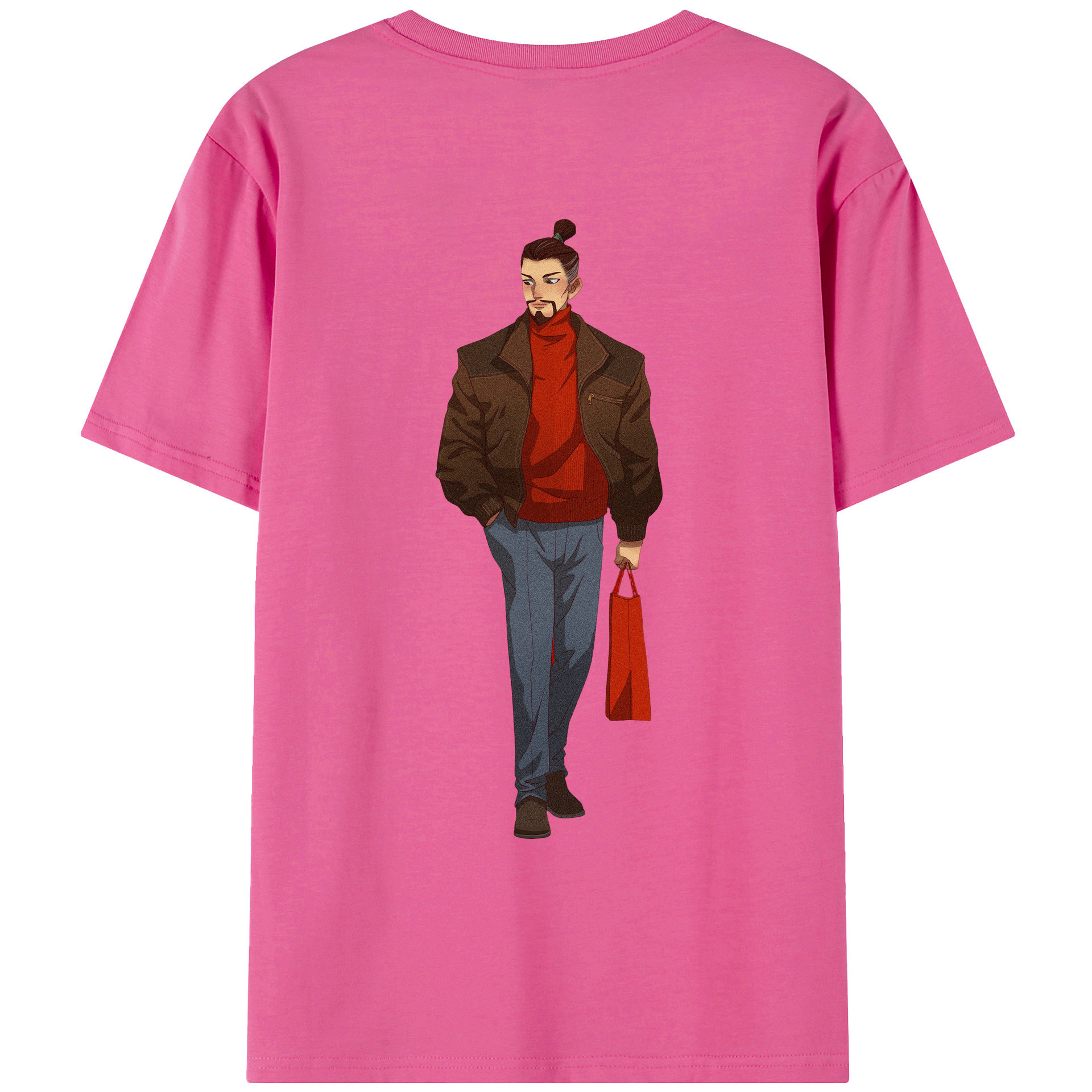 （画像用） Ne Zha 2 ナタ 魔童の大暴れ レディース半袖Tシャツ(バックプリント)