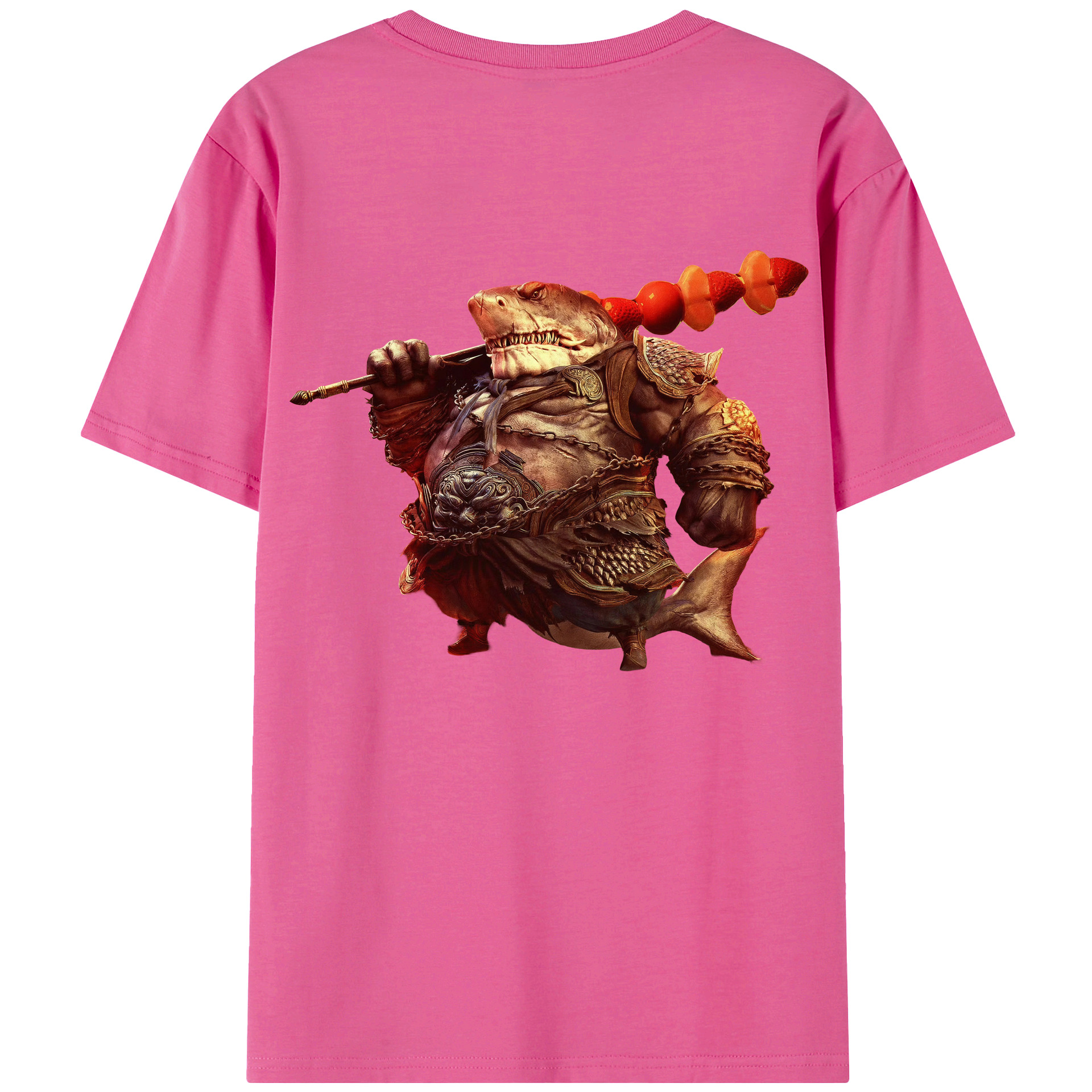 （画像用） Ne Zha 2 ナタ 魔童の大暴れ レディース半袖Tシャツ(バックプリント)