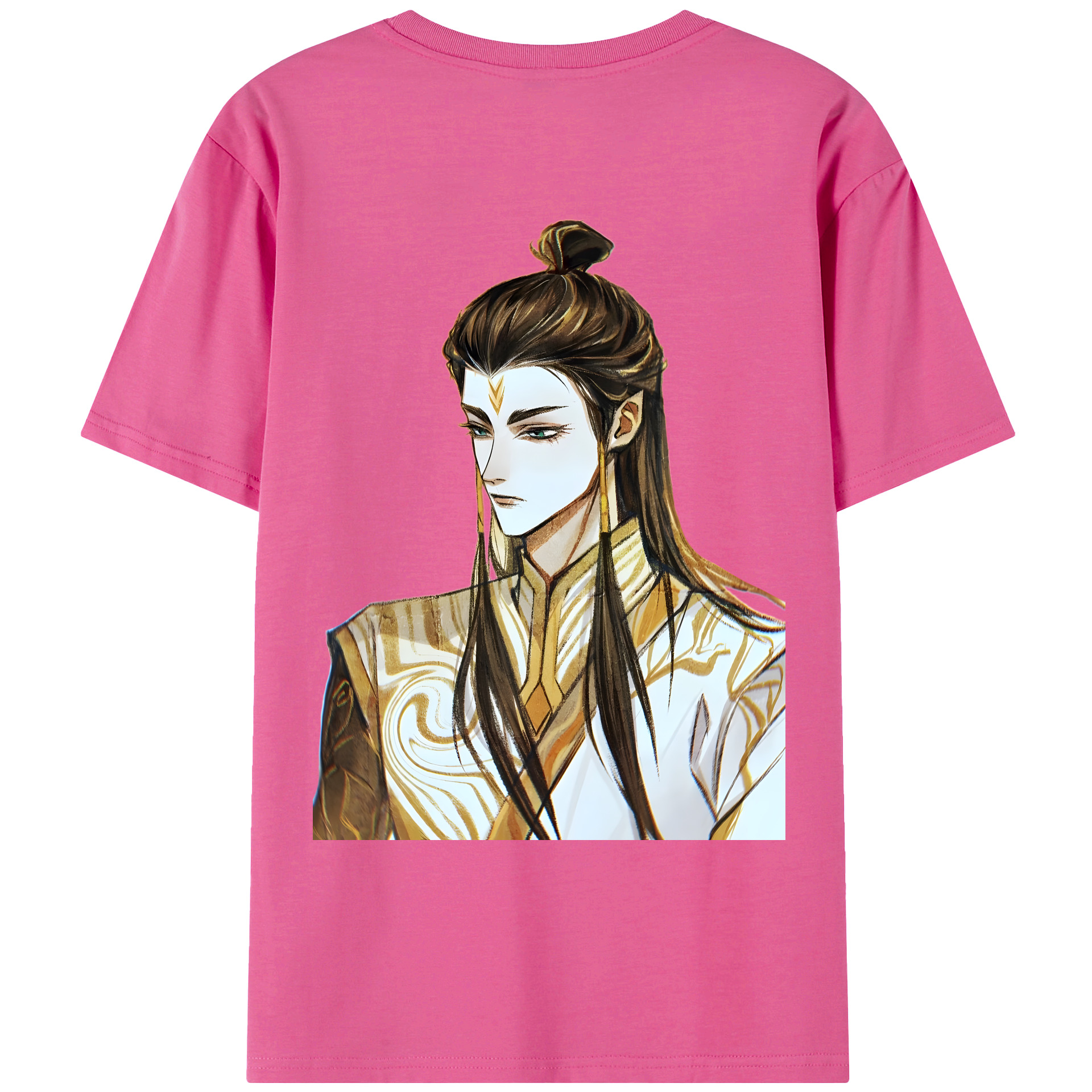 （画像用） Ne Zha 2 ナタ 魔童の大暴れ レディース半袖Tシャツ(バックプリント)