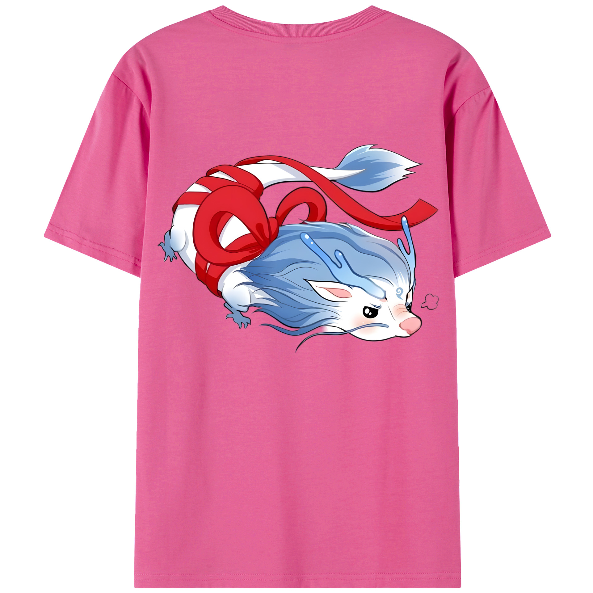 （画像用） Ne Zha 2 ナタ 魔童の大暴れ レディース半袖Tシャツ(バックプリント)
