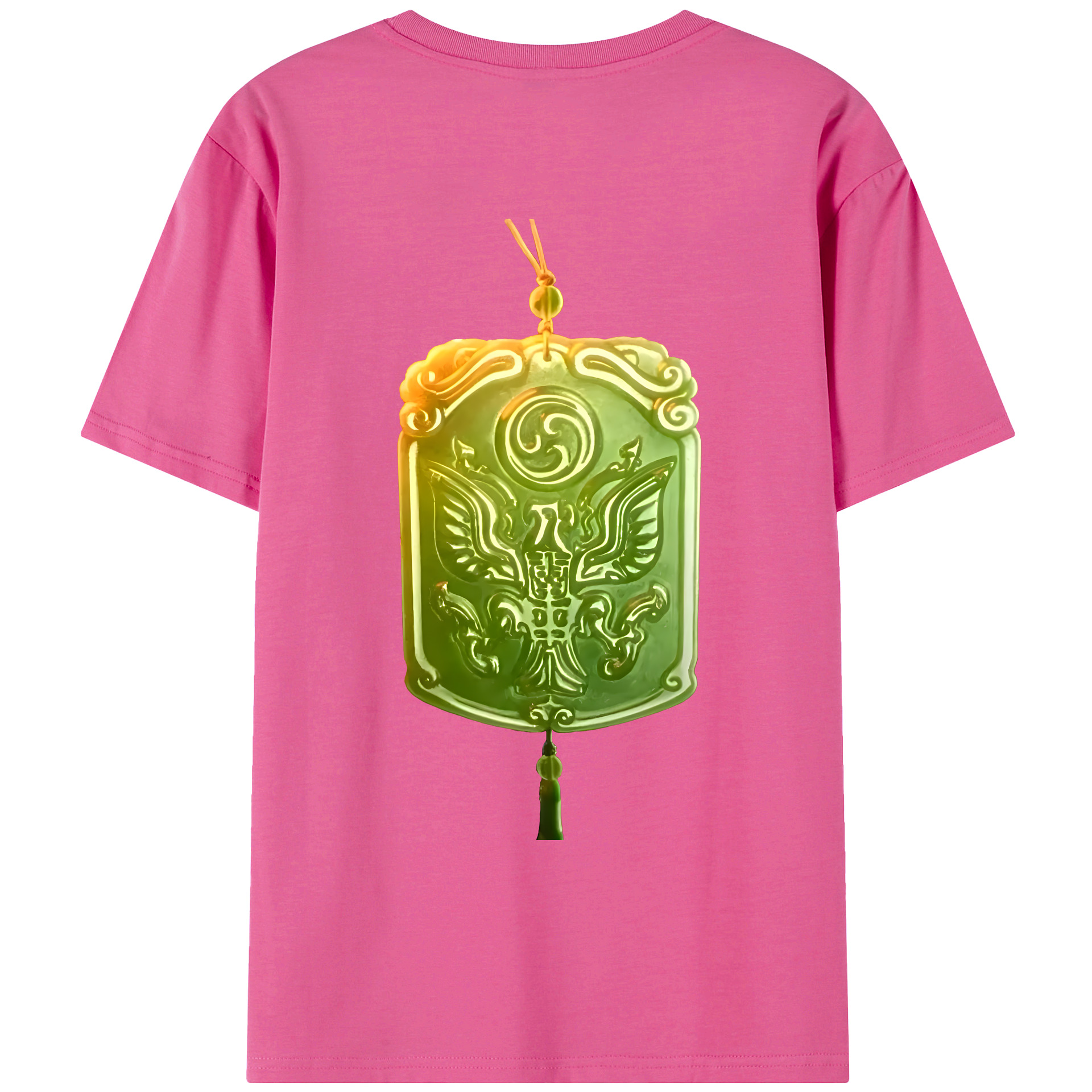 （画像用） Ne Zha 2 ナタ 魔童の大暴れ レディース半袖Tシャツ(バックプリント)