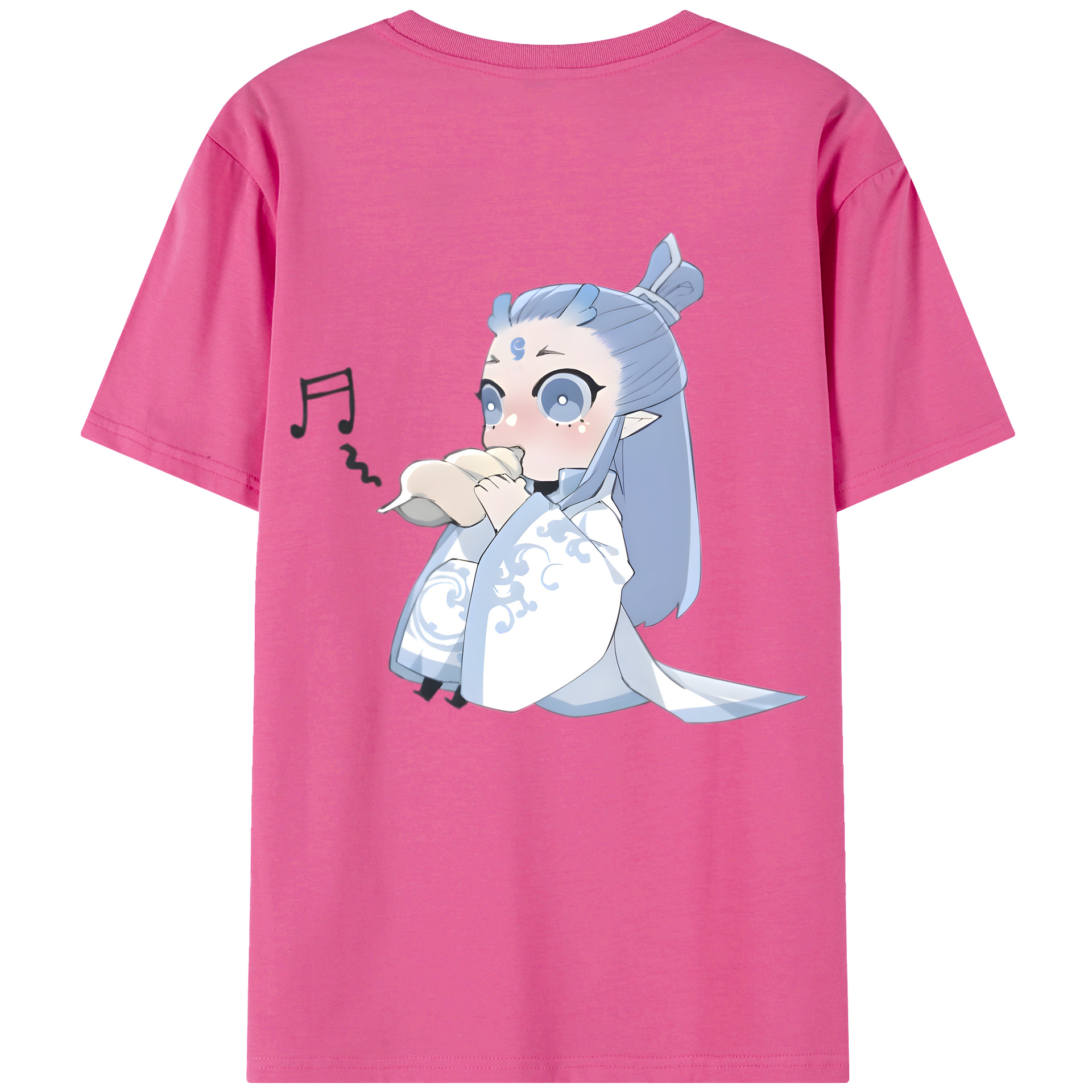 （画像用） Ne Zha 2 ナタ 魔童の大暴れ レディース半袖Tシャツ(バックプリント)