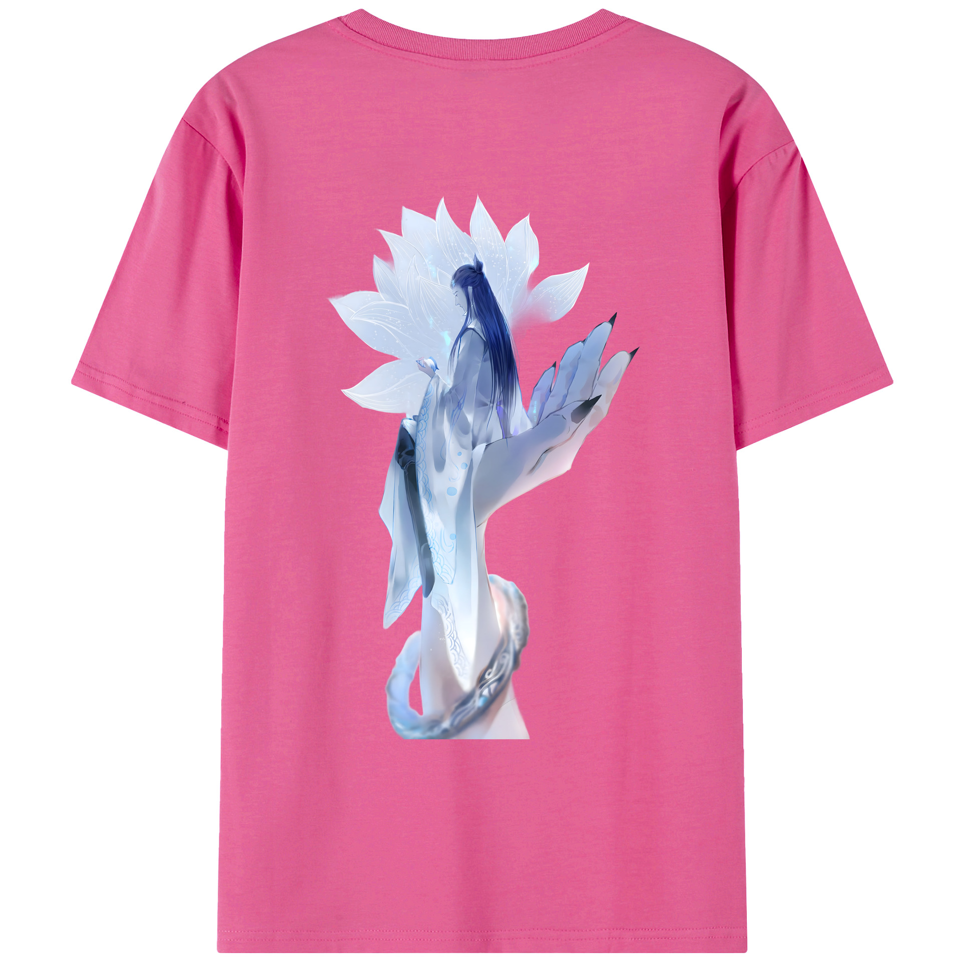 （画像用） Ne Zha 2 ナタ 魔童の大暴れ レディース半袖Tシャツ(バックプリント)