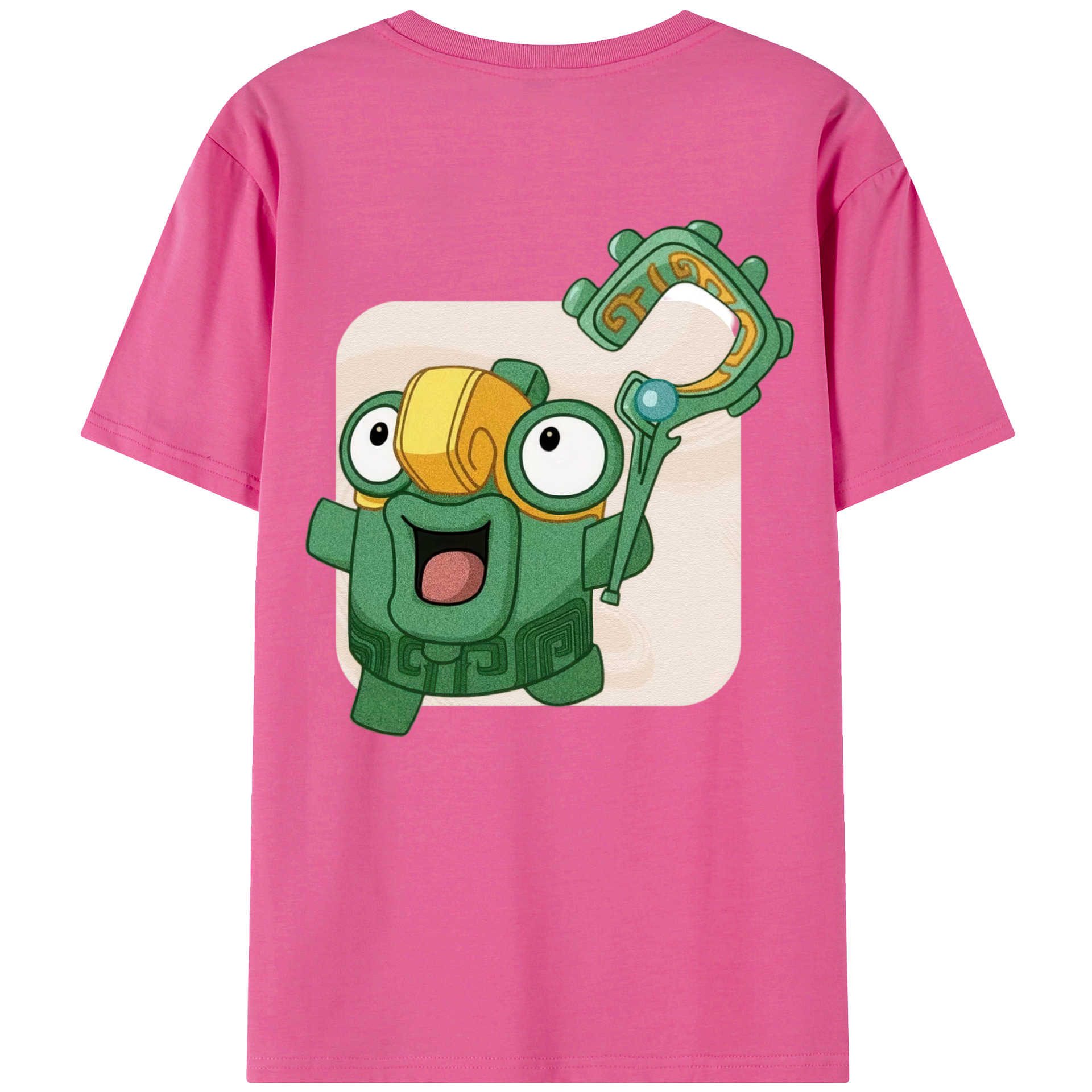 （画像用） Ne Zha 2 ナタ 魔童の大暴れ レディース半袖Tシャツ(バックプリント)