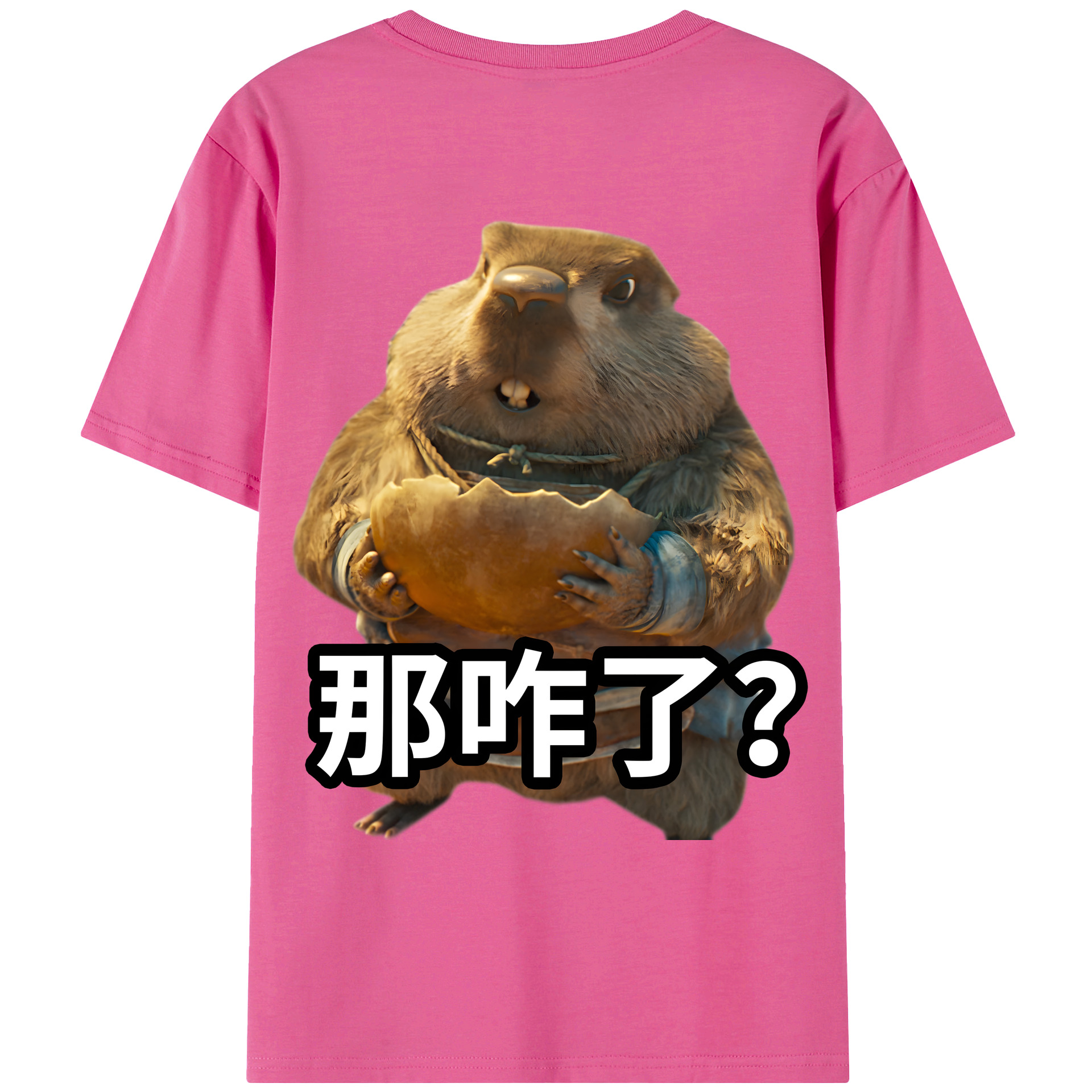 （画像用） Ne Zha 2 ナタ 魔童の大暴れ レディース半袖Tシャツ(バックプリント)