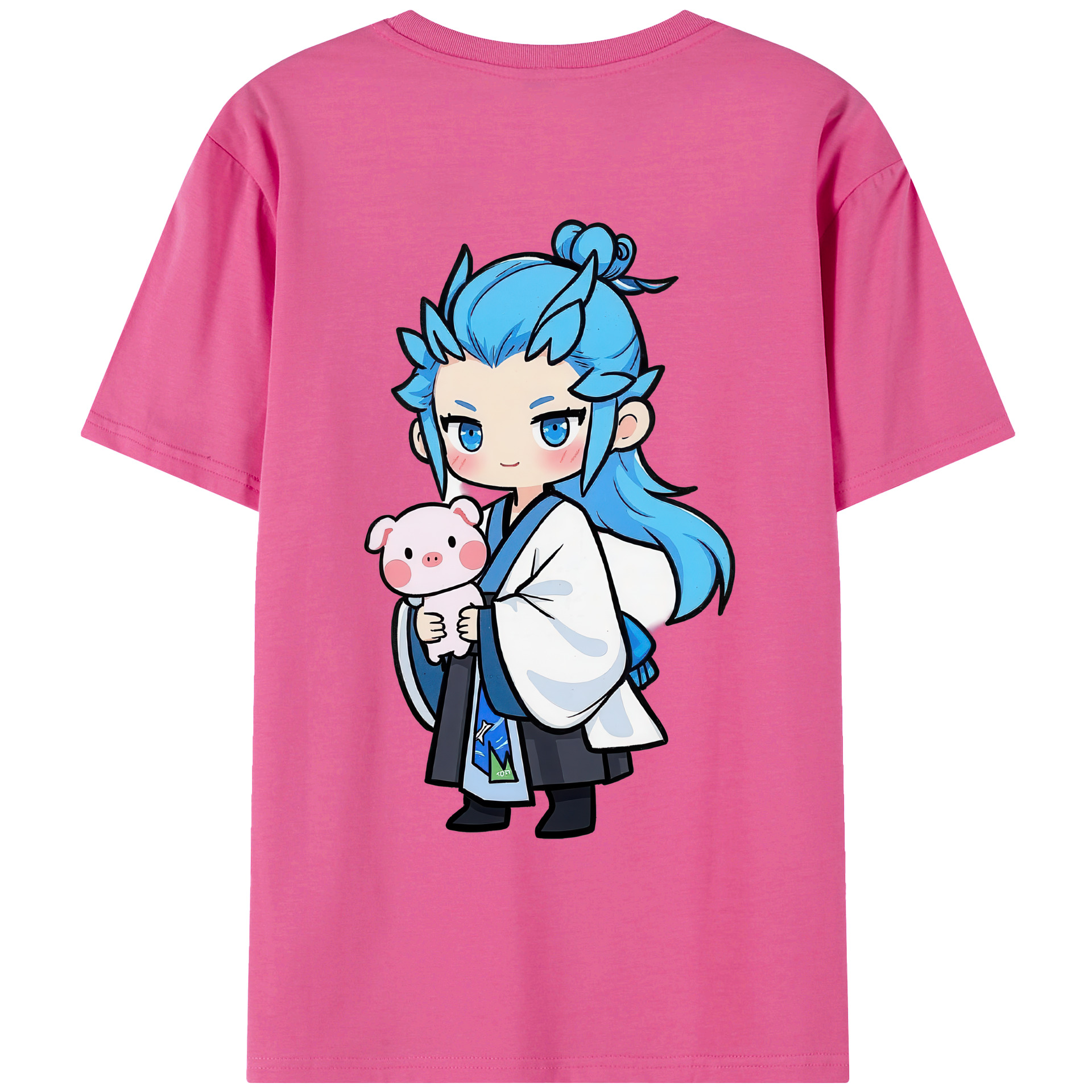 （画像用） Ne Zha 2 ナタ 魔童の大暴れ レディース半袖Tシャツ(バックプリント)