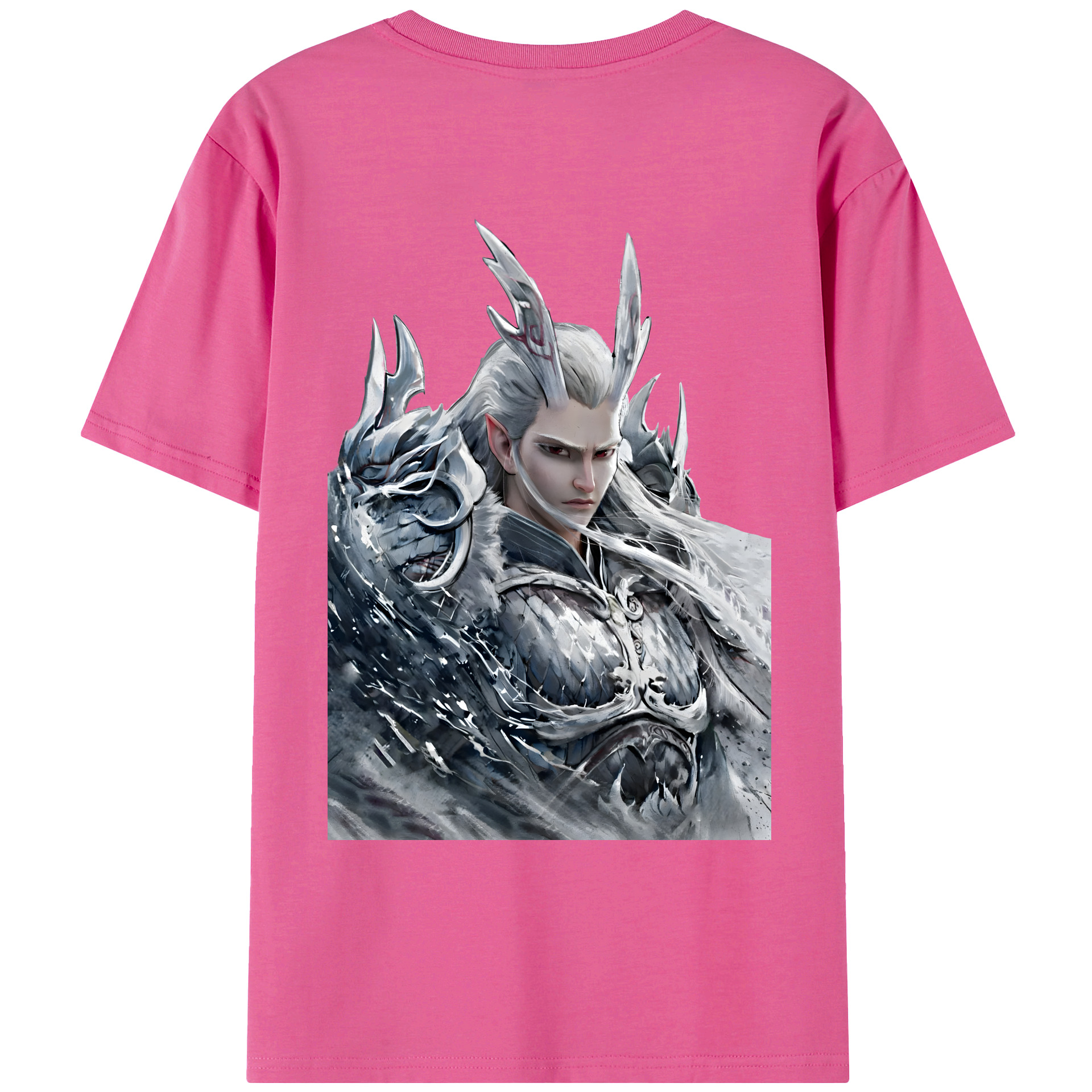 （画像用） Ne Zha 2 ナタ 魔童の大暴れ レディース半袖Tシャツ(バックプリント)