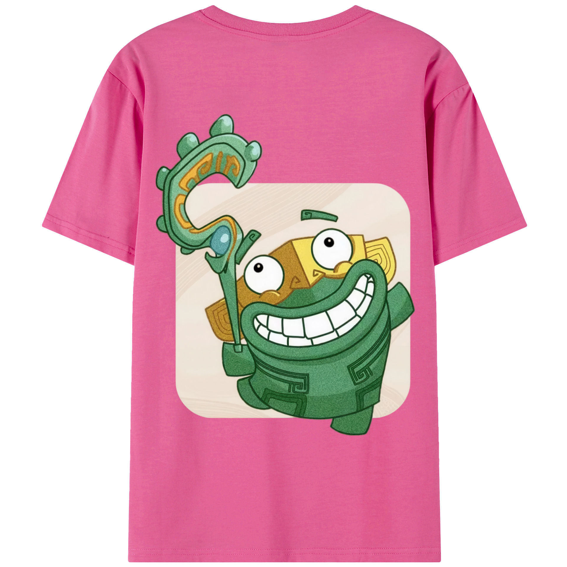 （画像用） Ne Zha 2 ナタ 魔童の大暴れ レディース半袖Tシャツ(バックプリント)