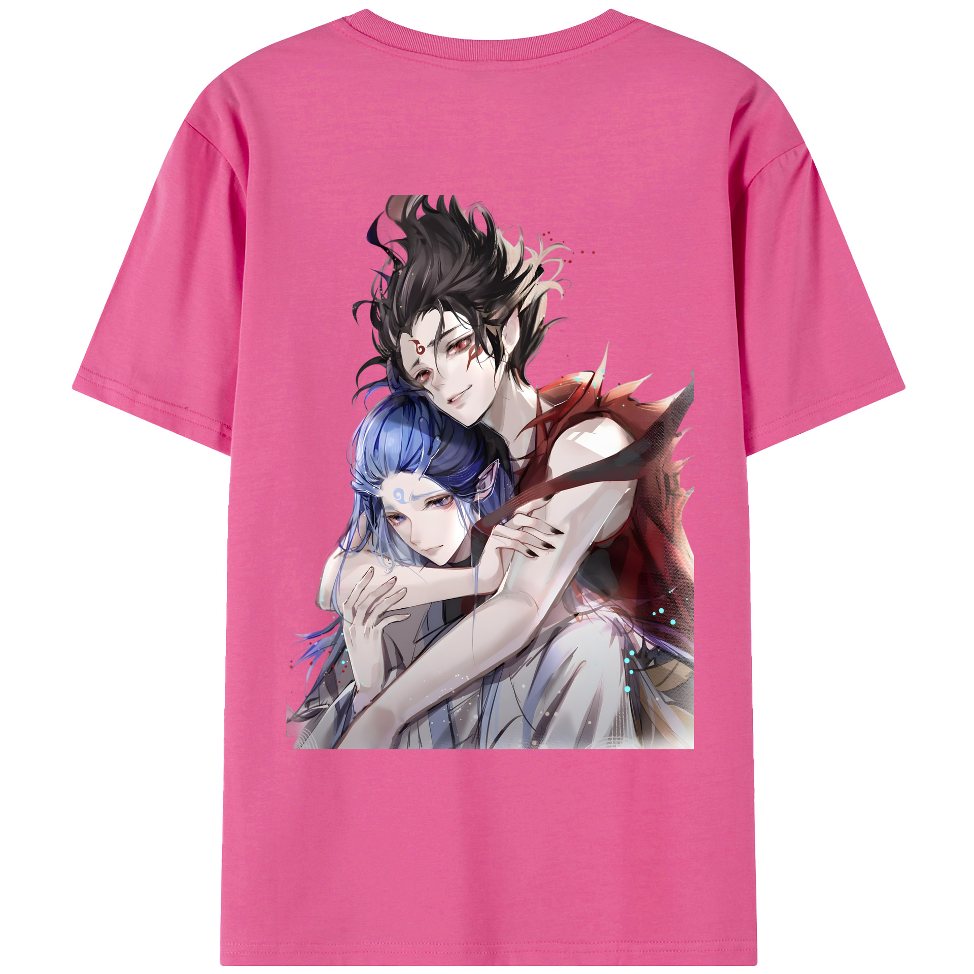 （画像用） Ne Zha 2 ナタ 魔童の大暴れ レディース半袖Tシャツ(バックプリント)