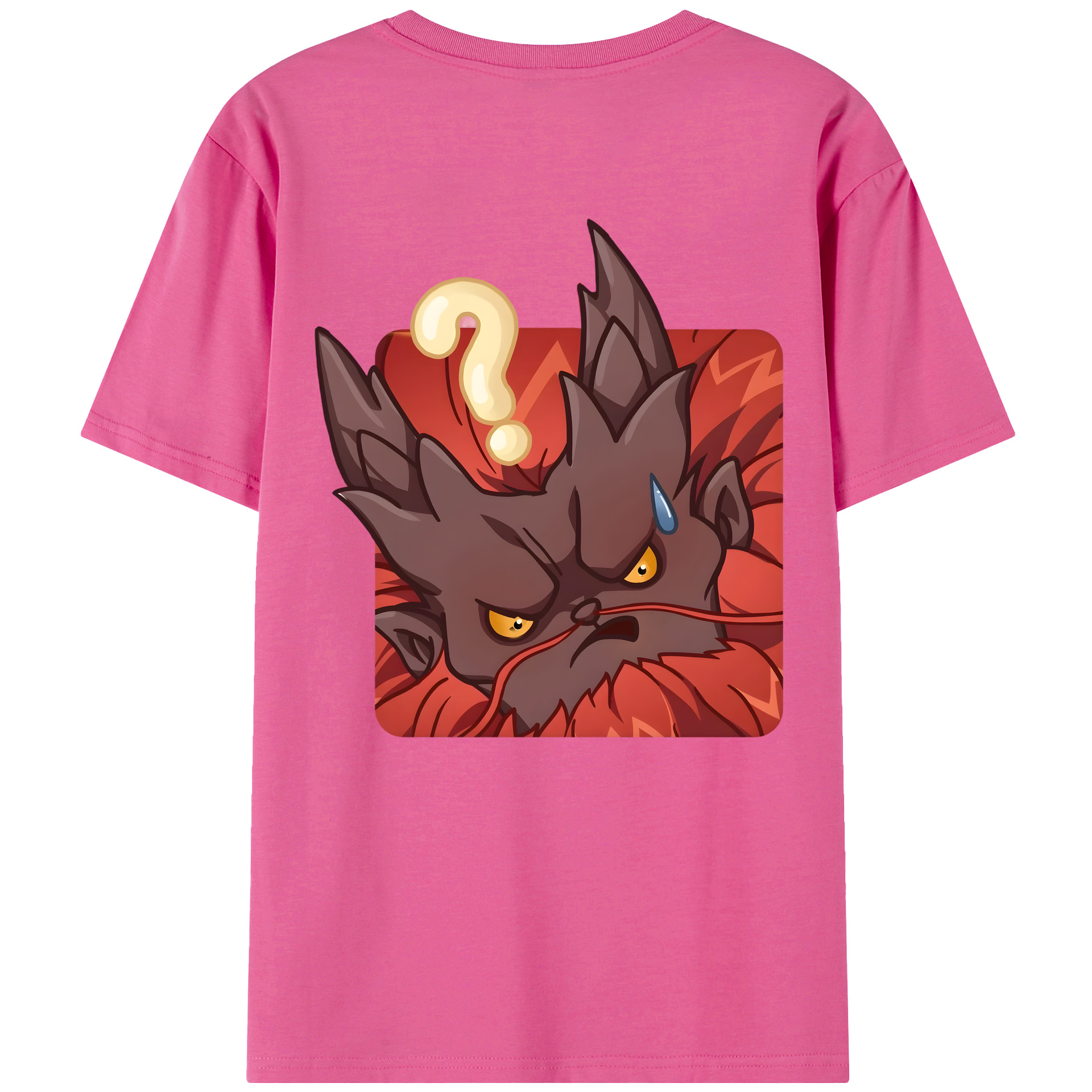 （画像用） Ne Zha 2 ナタ 魔童の大暴れ レディース半袖Tシャツ(バックプリント)