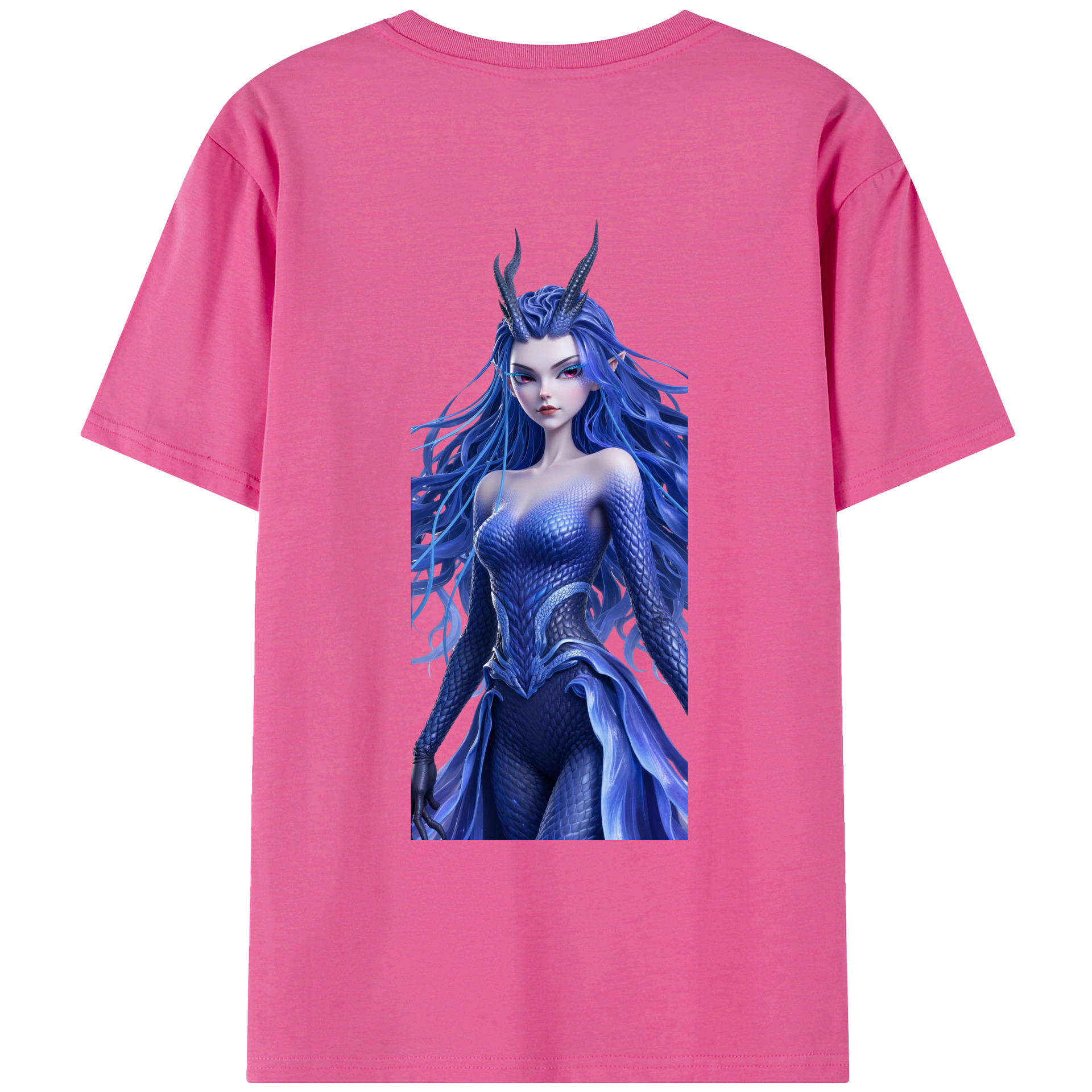 （画像用） Ne Zha 2 ナタ 魔童の大暴れ レディース半袖Tシャツ(バックプリント)