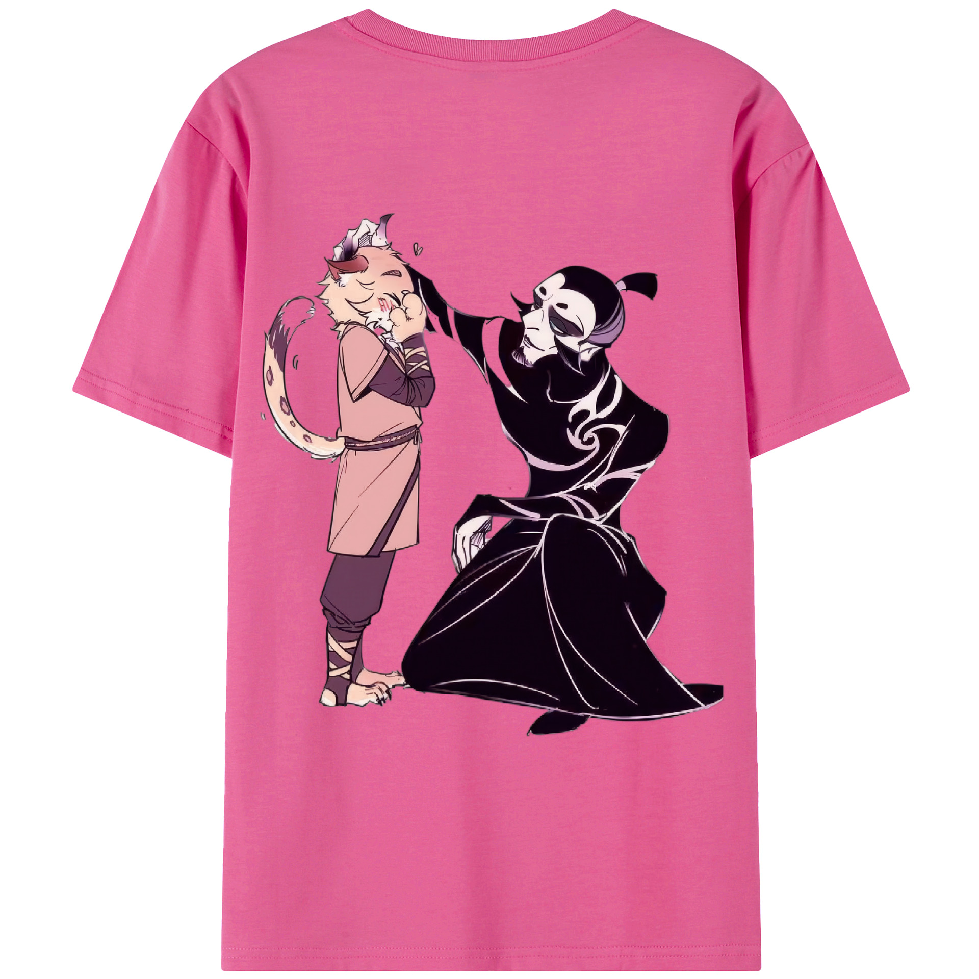 （画像用） Ne Zha 2 ナタ 魔童の大暴れ レディース半袖Tシャツ(バックプリント)