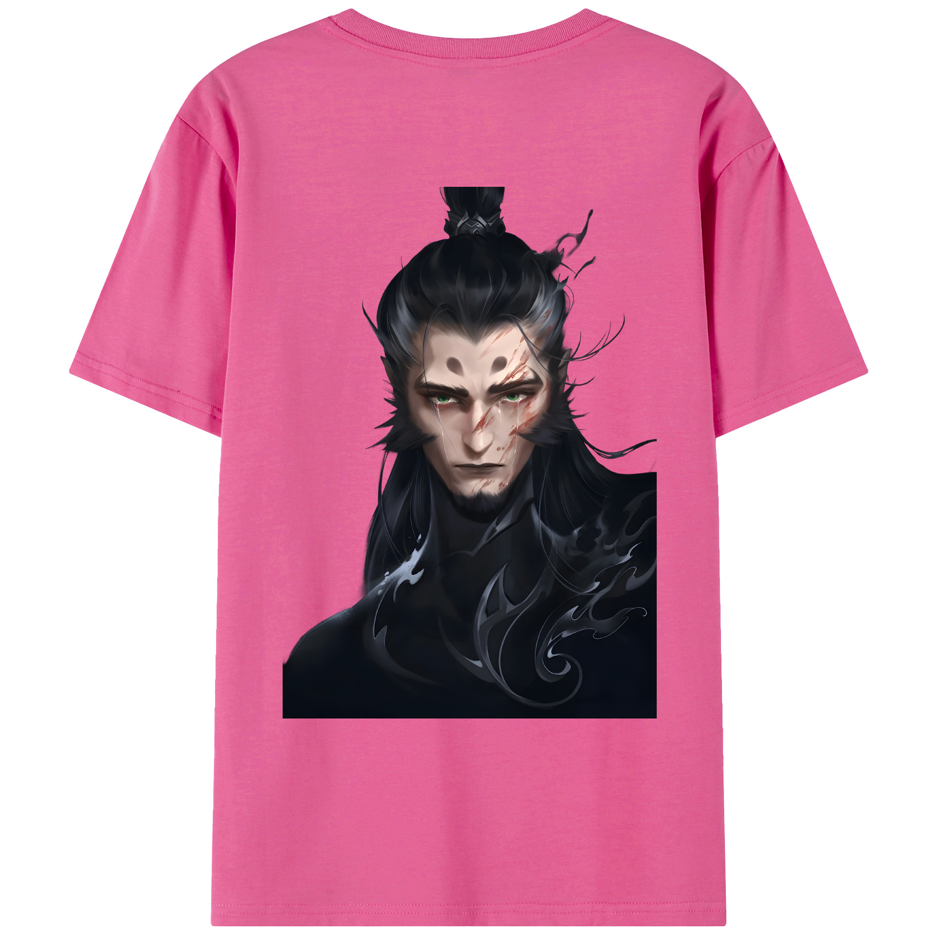 （画像用） Ne Zha 2 ナタ 魔童の大暴れ レディース半袖Tシャツ(バックプリント)