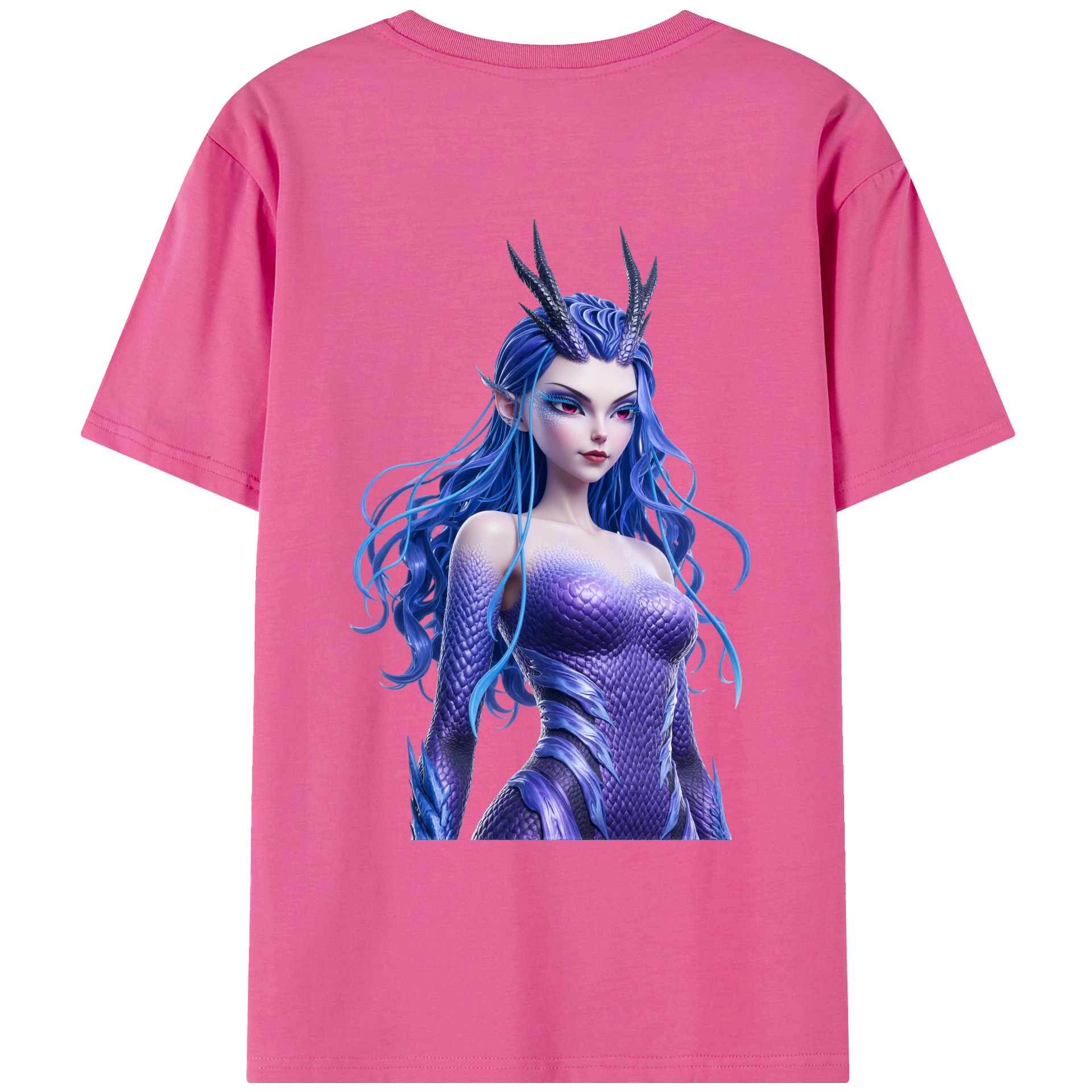 （画像用） Ne Zha 2 ナタ 魔童の大暴れ レディース半袖Tシャツ(バックプリント)