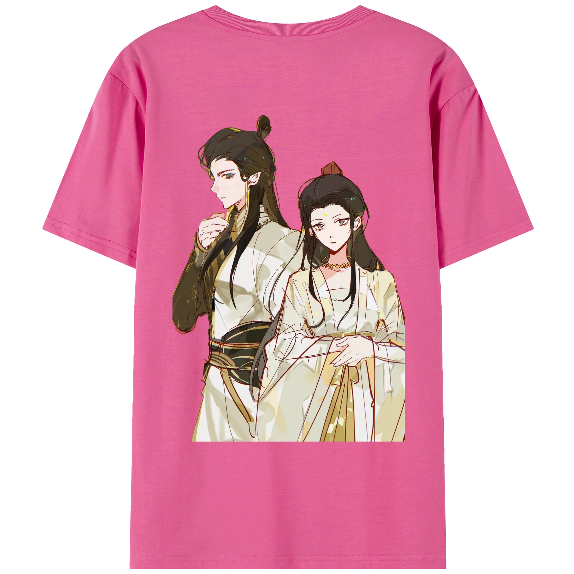 （画像用） Ne Zha 2 ナタ 魔童の大暴れ レディース半袖Tシャツ(バックプリント)