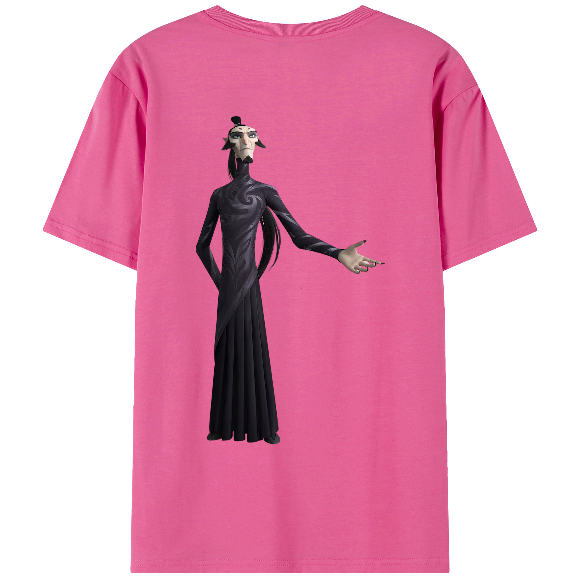 （画像用） Ne Zha 2 ナタ 魔童の大暴れ レディース半袖Tシャツ(バックプリント)
