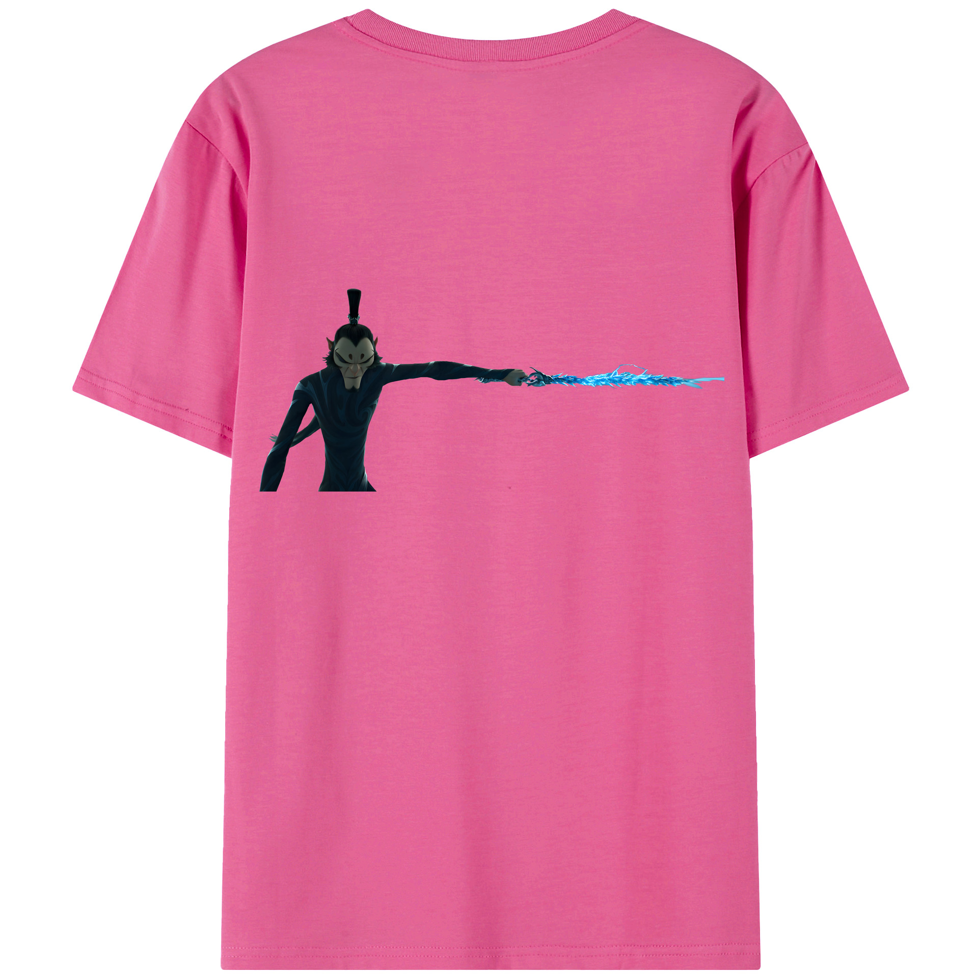 （画像用） Ne Zha 2 ナタ 魔童の大暴れ レディース半袖Tシャツ(バックプリント)