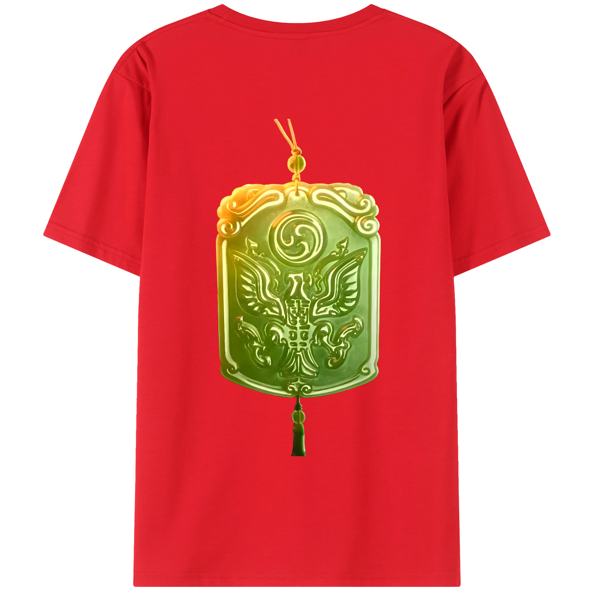 （画像用） Ne Zha 2 ナタ 魔童の大暴れ レディース半袖Tシャツ(バックプリント)