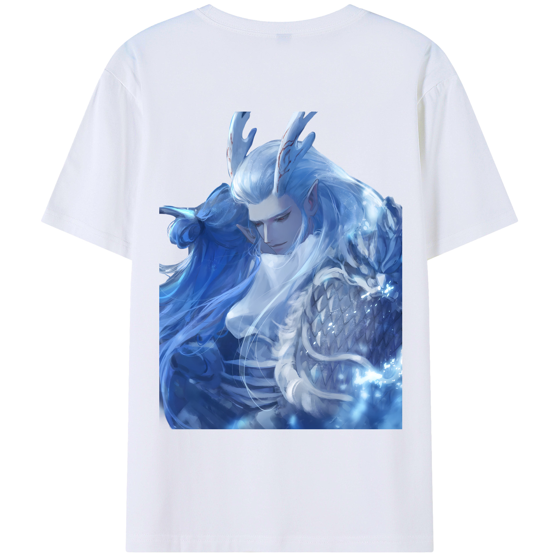 （画像用） Ne Zha 2 ナタ 魔童の大暴れ レディース半袖Tシャツ(バックプリント)