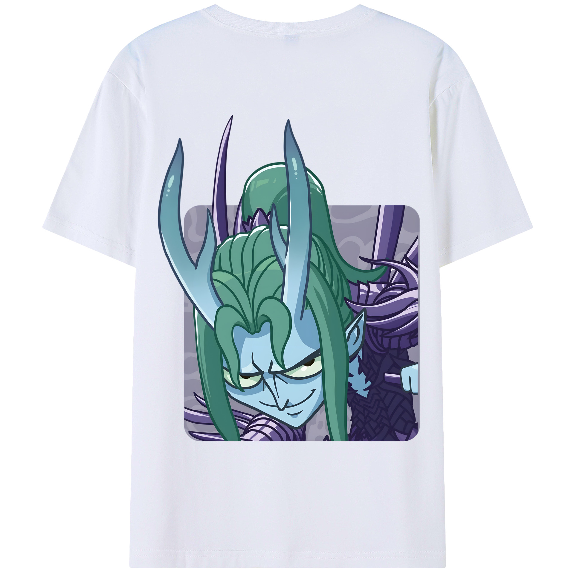 （画像用） Ne Zha 2 ナタ 魔童の大暴れ レディース半袖Tシャツ(バックプリント)