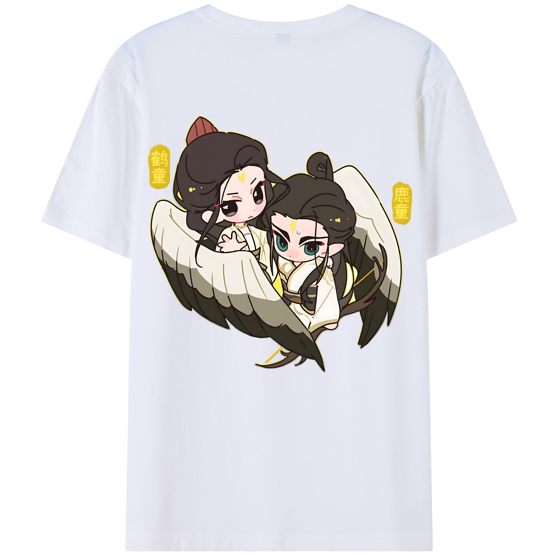（画像用） Ne Zha 2 ナタ 魔童の大暴れ レディース半袖Tシャツ(バックプリント)