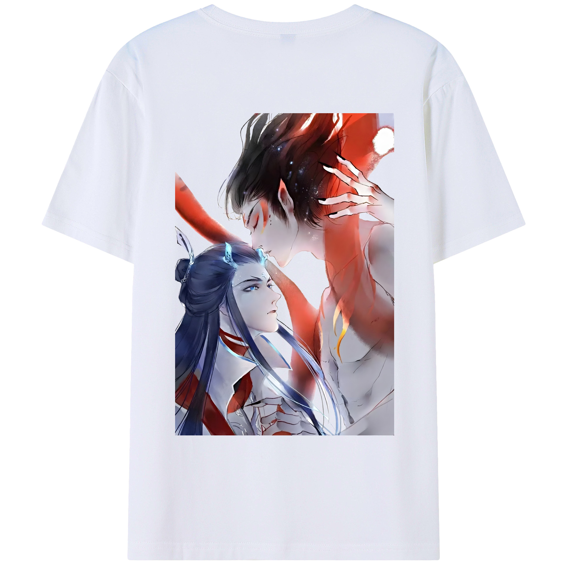 （画像用） Ne Zha 2 ナタ 魔童の大暴れ レディース半袖Tシャツ(バックプリント)