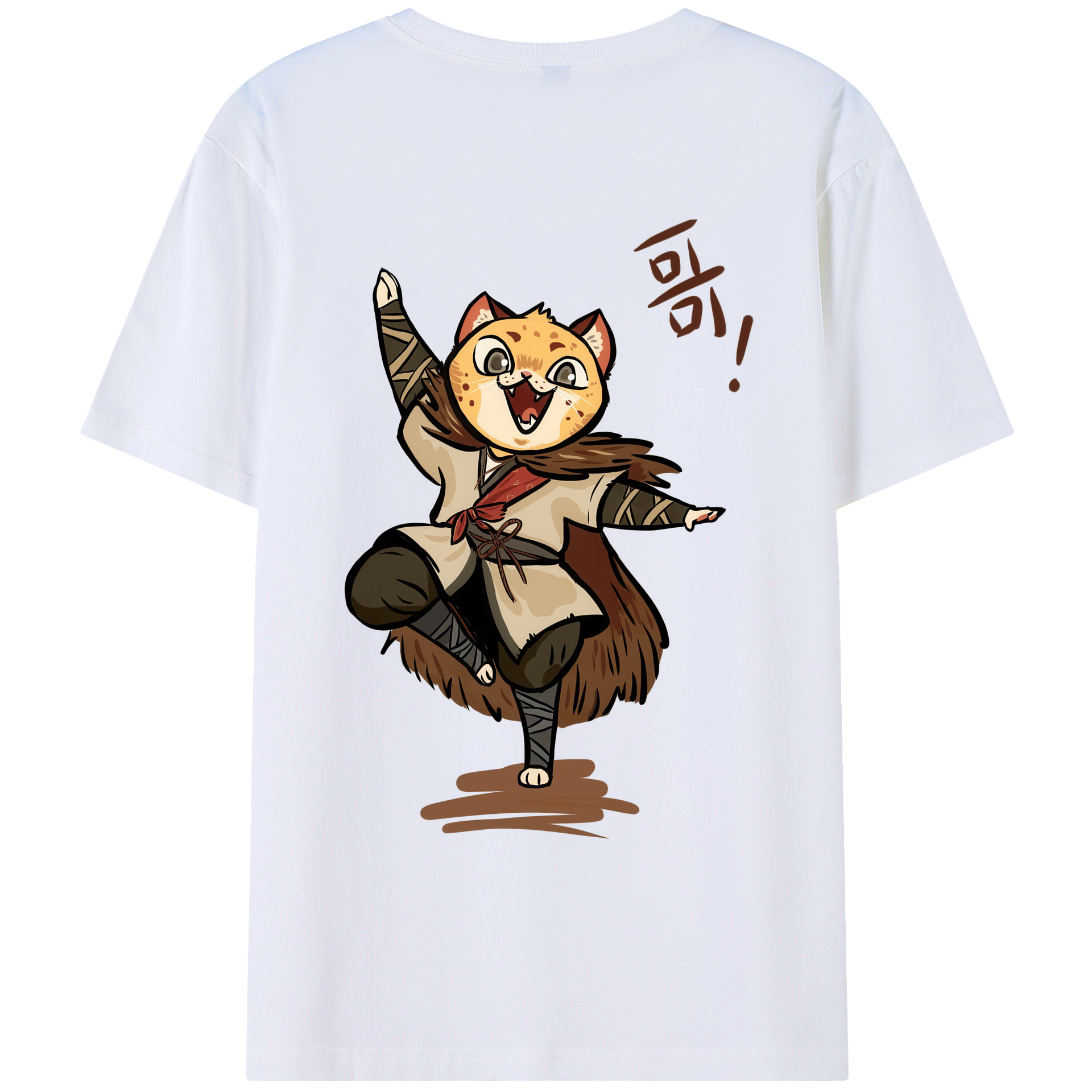 （画像用） Ne Zha 2 ナタ 魔童の大暴れ レディース半袖Tシャツ(バックプリント)