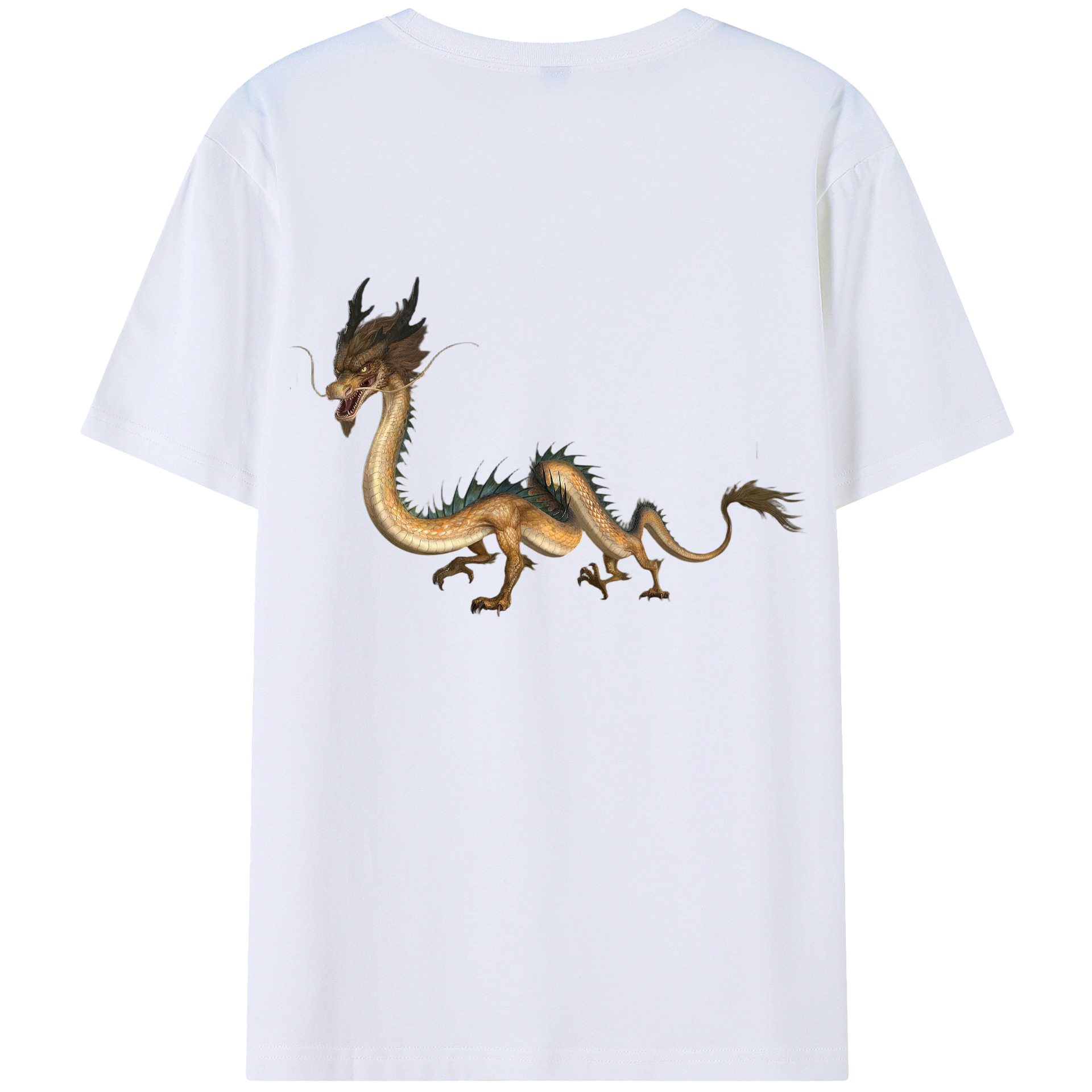 （画像用） Ne Zha 2 ナタ 魔童の大暴れ レディース半袖Tシャツ(バックプリント)