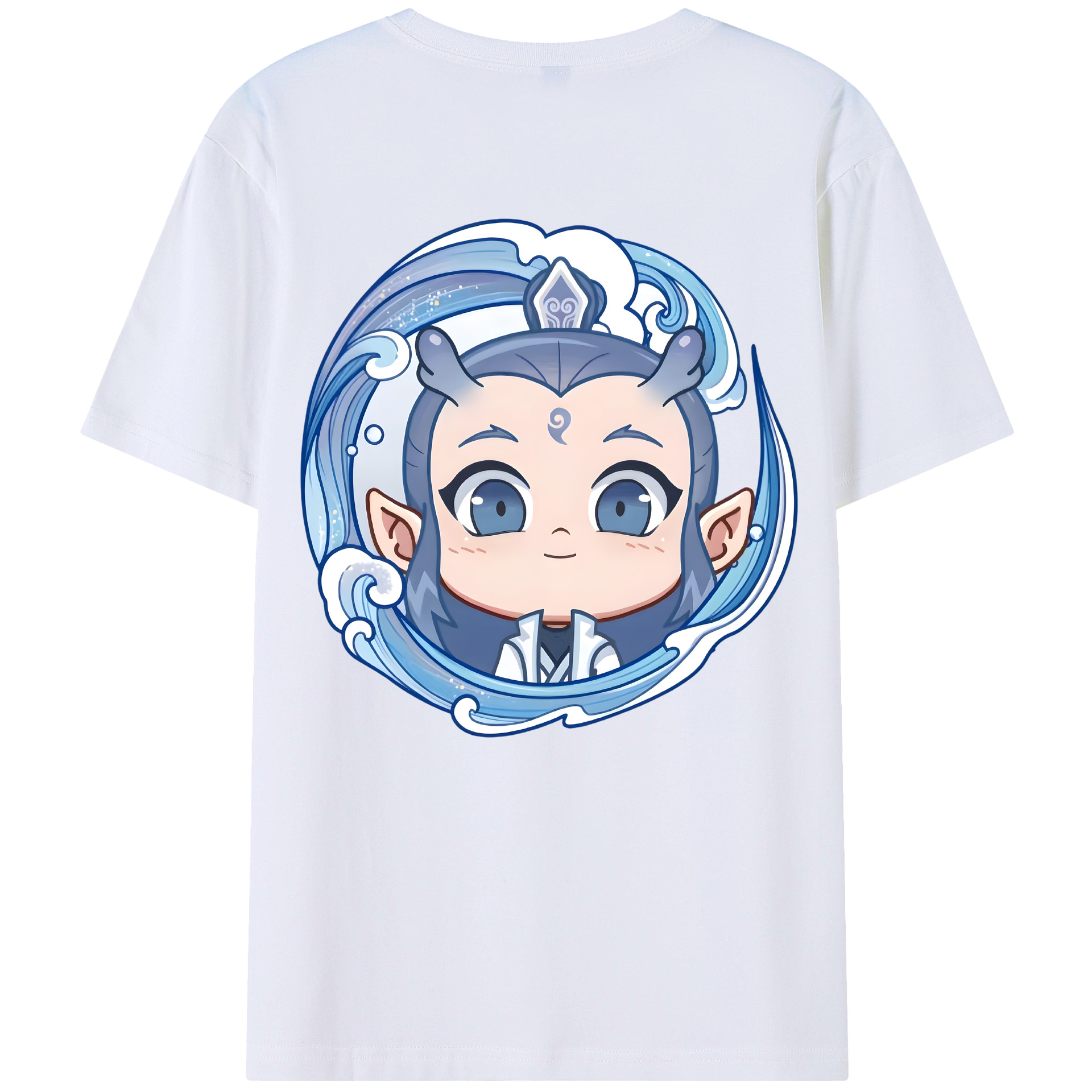 （画像用） Ne Zha 2 ナタ 魔童の大暴れ レディース半袖Tシャツ(バックプリント)