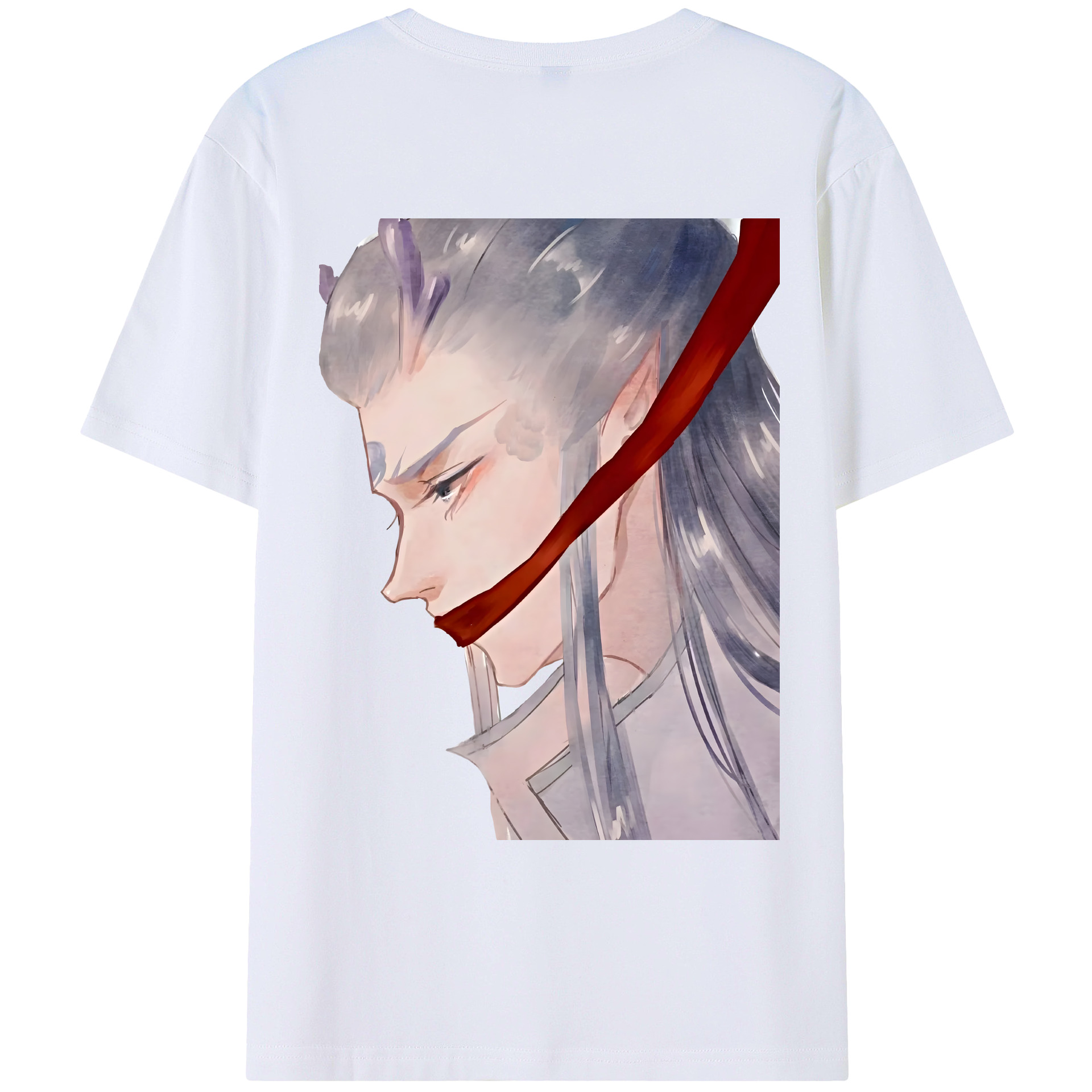（画像用） Ne Zha 2 ナタ 魔童の大暴れ レディース半袖Tシャツ(バックプリント)