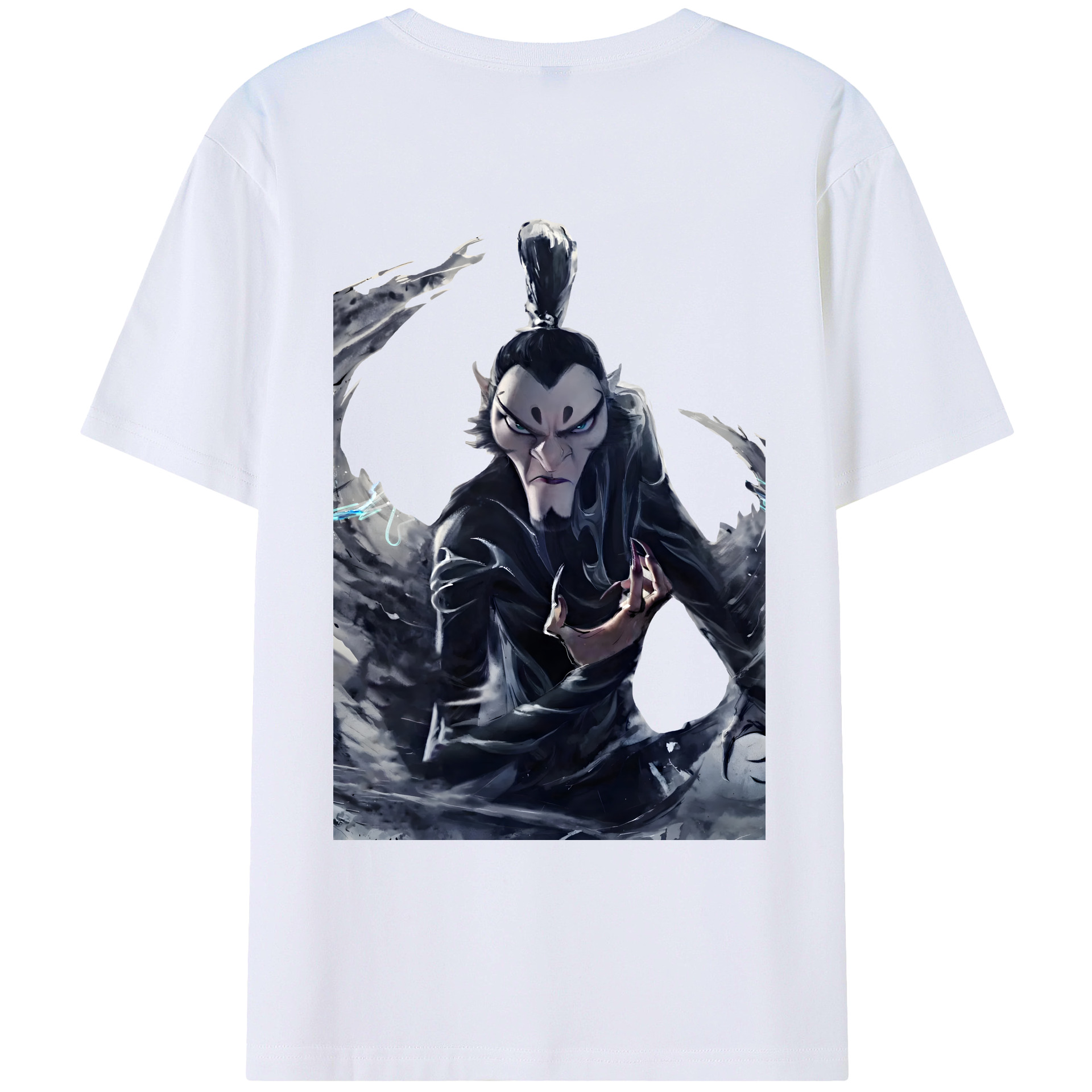（画像用） Ne Zha 2 ナタ 魔童の大暴れ レディース半袖Tシャツ(バックプリント)
