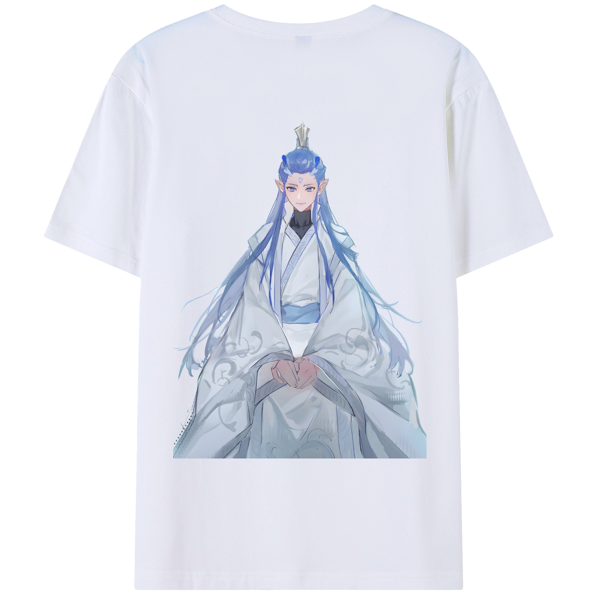 （画像用） Ne Zha 2 ナタ 魔童の大暴れ レディース半袖Tシャツ(バックプリント)