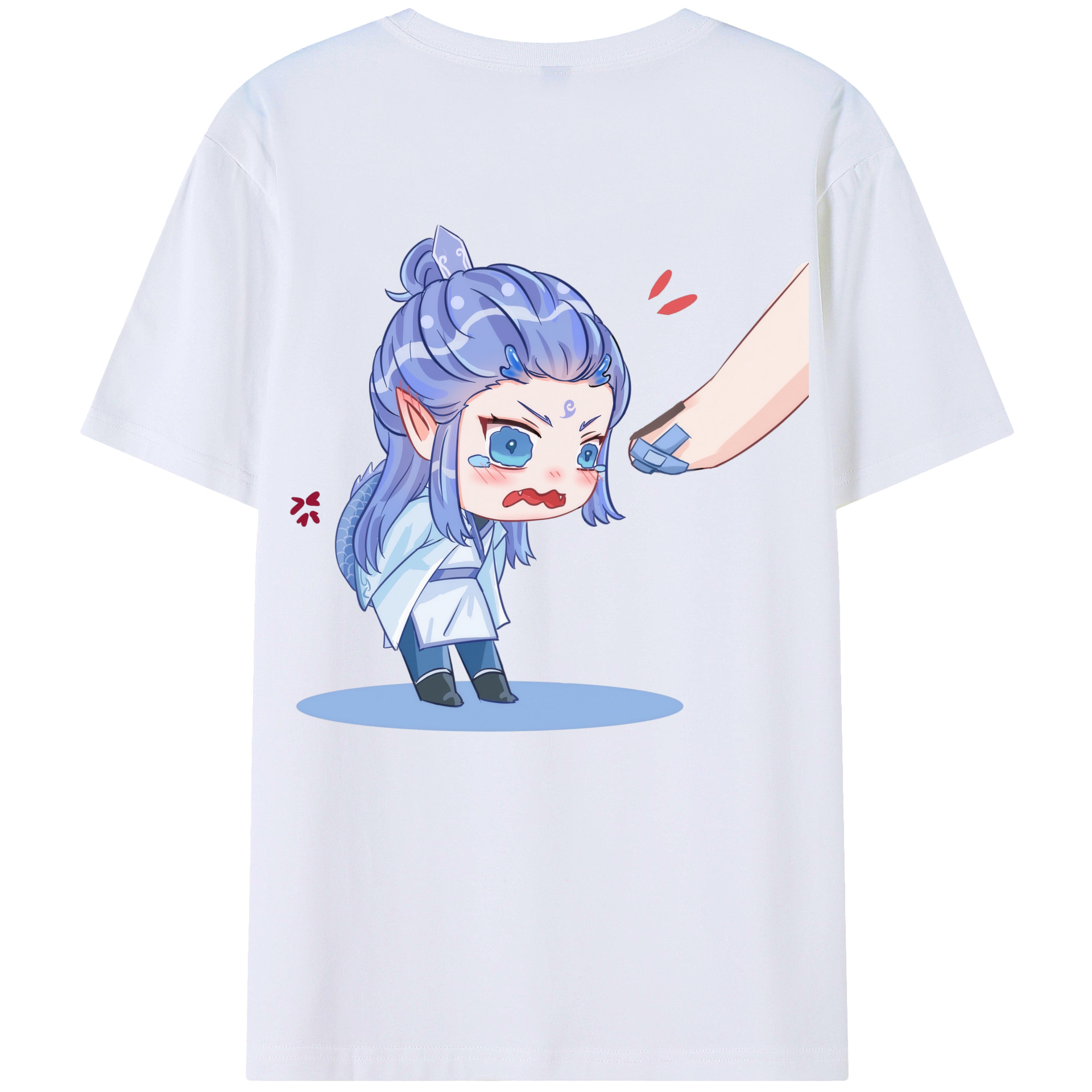 （画像用） Ne Zha 2 ナタ 魔童の大暴れ レディース半袖Tシャツ(バックプリント)