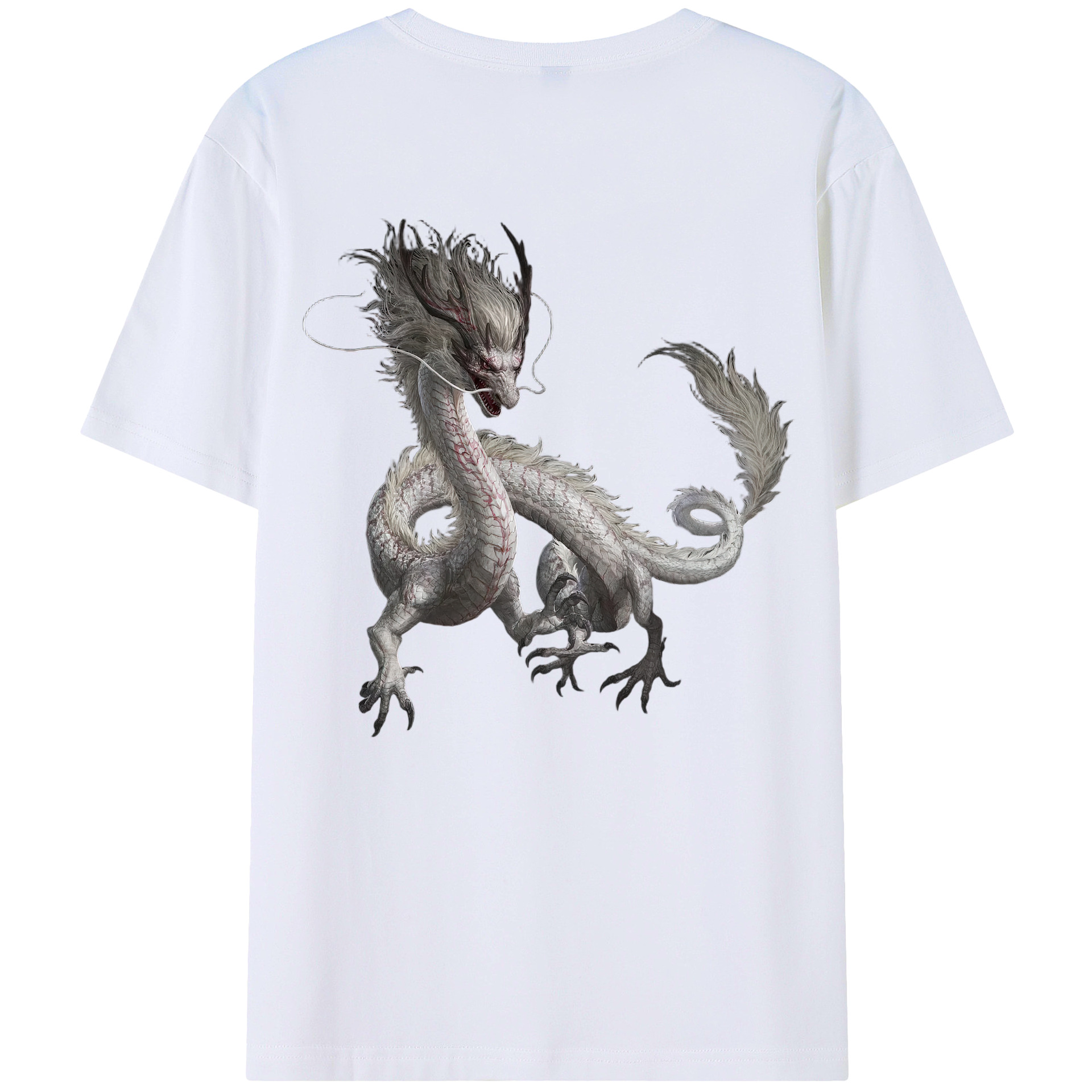 （画像用） Ne Zha 2 ナタ 魔童の大暴れ レディース半袖Tシャツ(バックプリント)