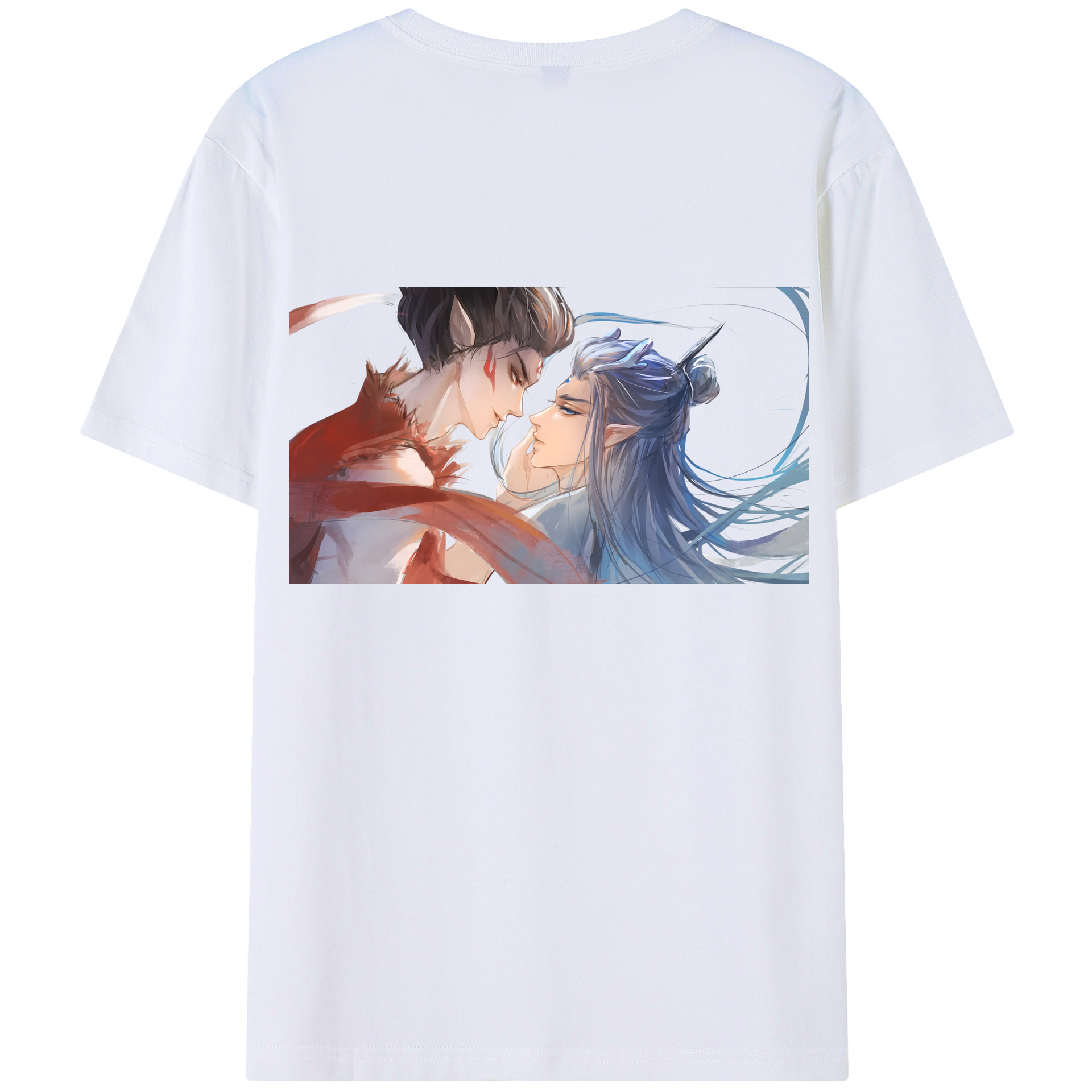 （画像用） Ne Zha 2 ナタ 魔童の大暴れ レディース半袖Tシャツ(バックプリント)
