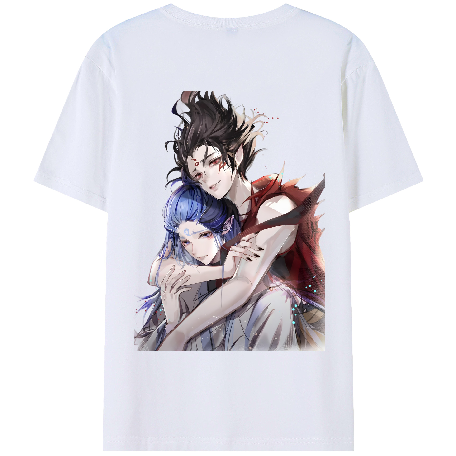 （画像用） Ne Zha 2 ナタ 魔童の大暴れ レディース半袖Tシャツ(バックプリント)